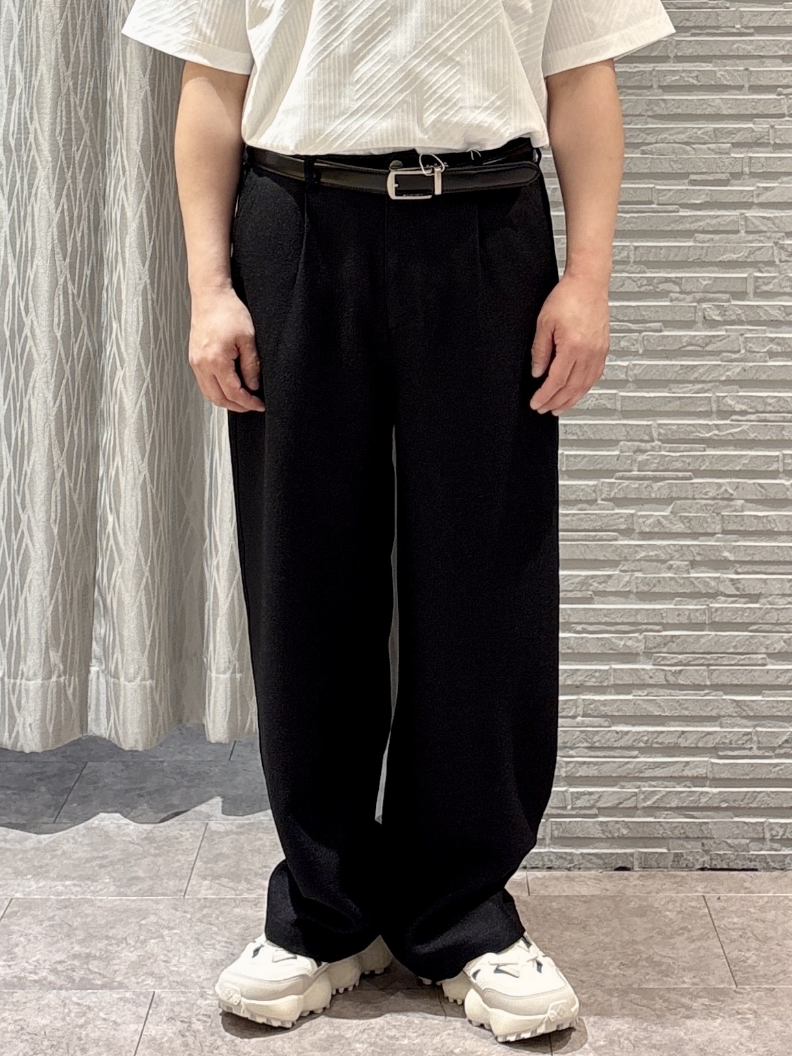 Pーyamaさんの「THE SHOP TK｜プリント柄 開襟半袖シャツ 洗濯機OK」を使ったコーディネート