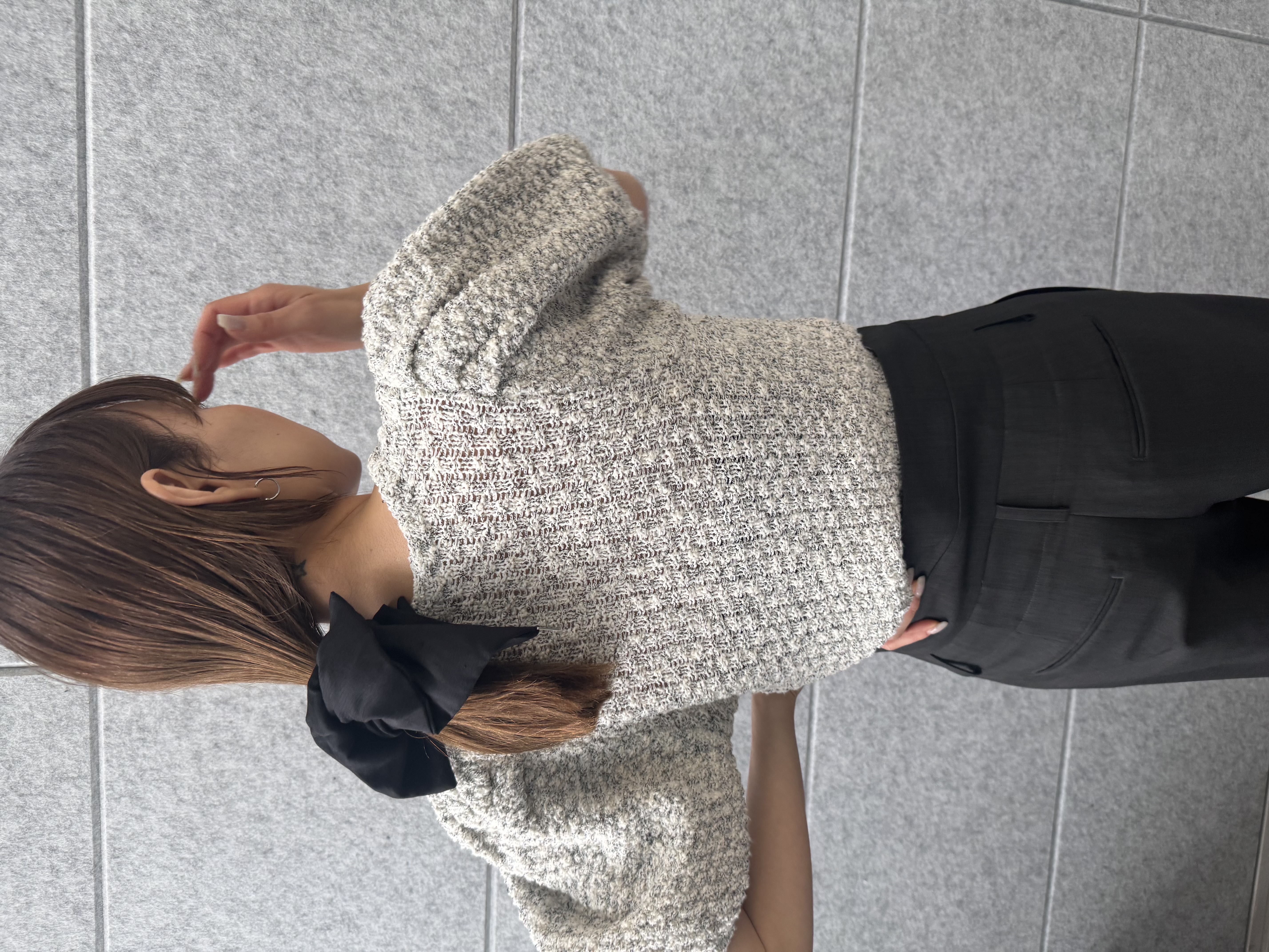 designer yukaさんの「CODE A｜turn up chic trousers」を使ったコーディネート
