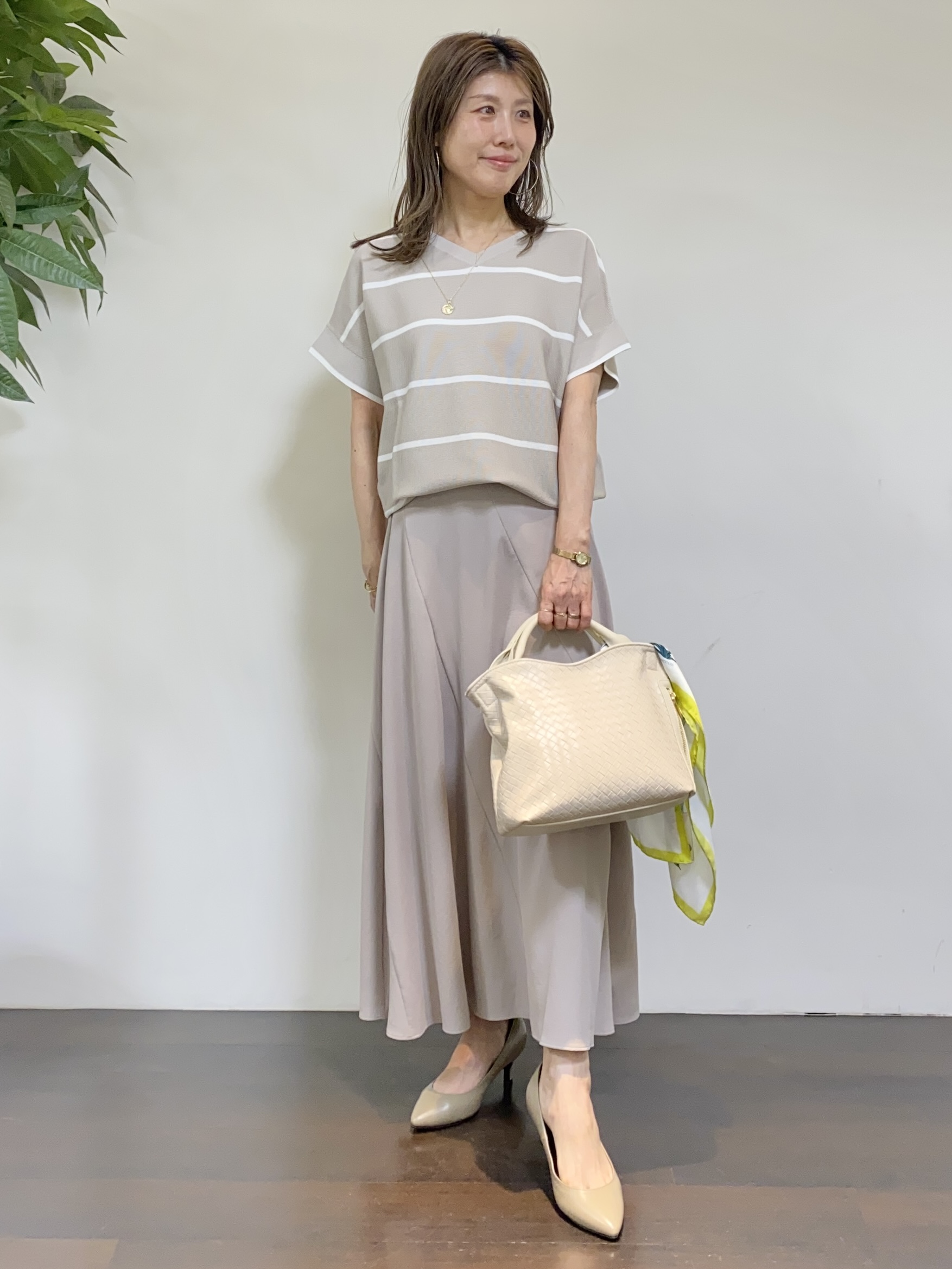 tomoさんの「UNTITLED｜【セットアップ可/はっ水】シャイニータイプライターブルゾン」を使ったコーディネート