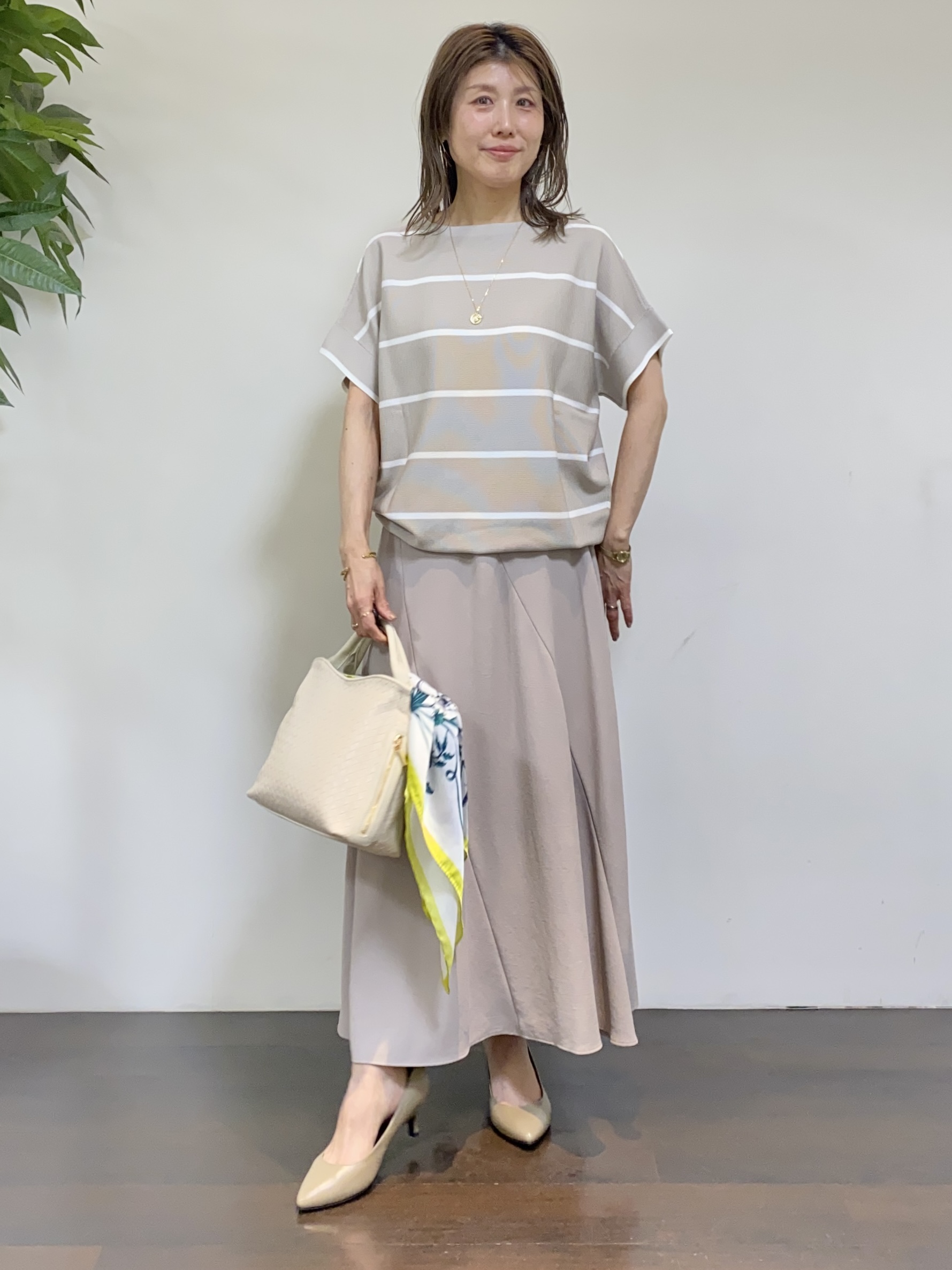 tomoさんの「UNTITLED｜【セットアップ可/はっ水】シャイニータイプライターブルゾン」を使ったコーディネート
