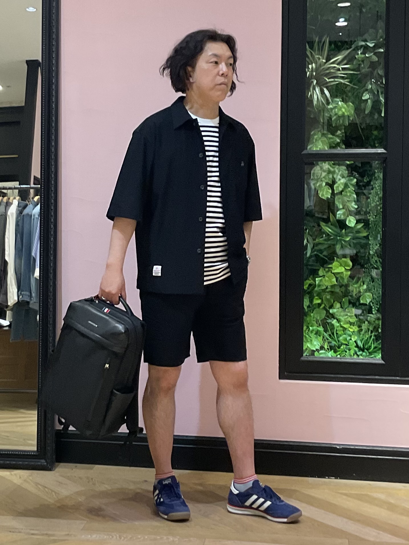 Nagaseさんの「DRESSTERIOR｜【接触冷感/UVカット/ウォッシャブル/Safari5月号掲載】AIRTOOL ハーフスリーブシャツ」を使ったコーディネート