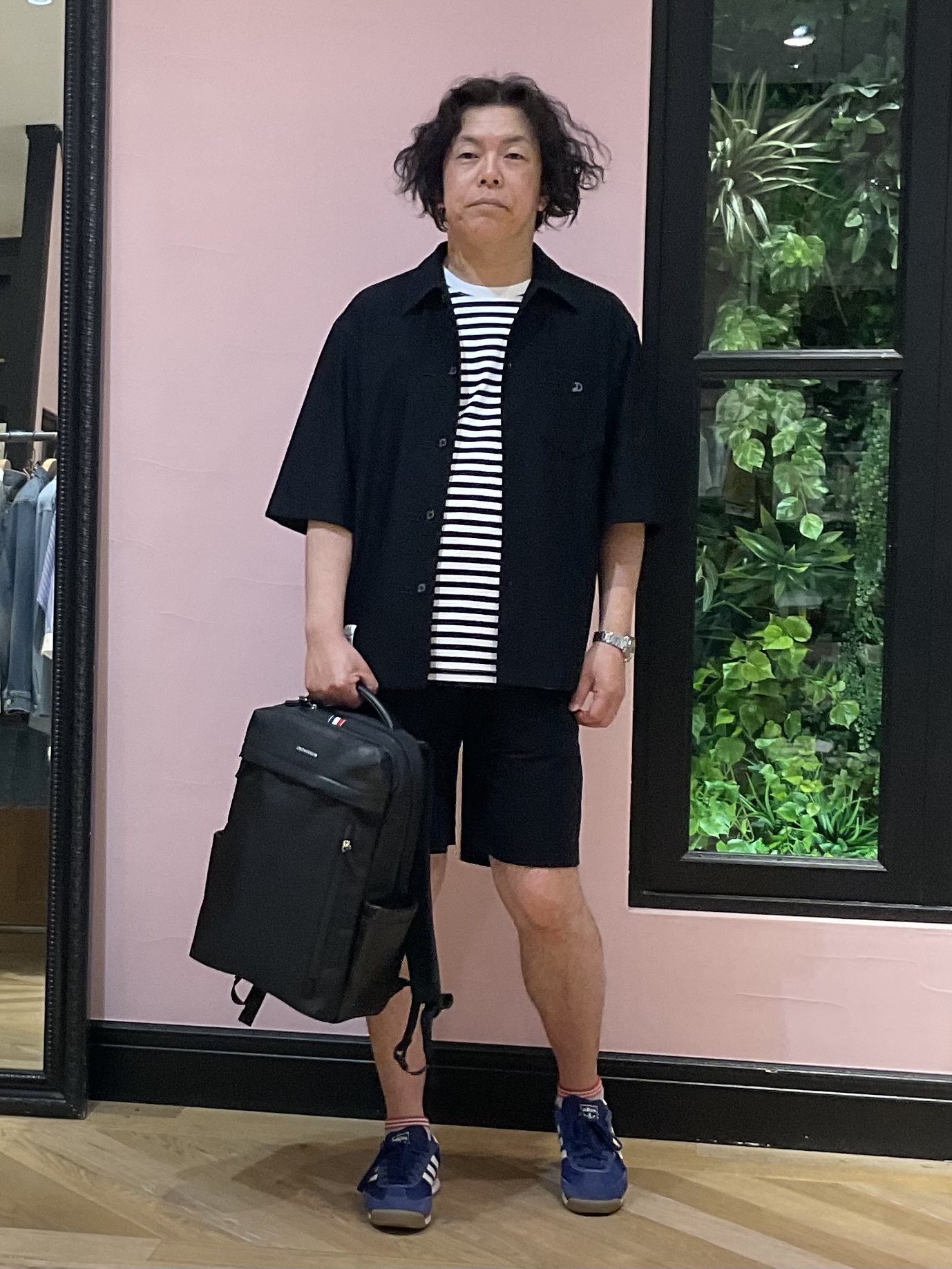 Nagaseさんの「DRESSTERIOR｜【接触冷感/UVカット/ウォッシャブル/Safari5月号掲載】AIRTOOL ハーフスリーブシャツ」を使ったコーディネート