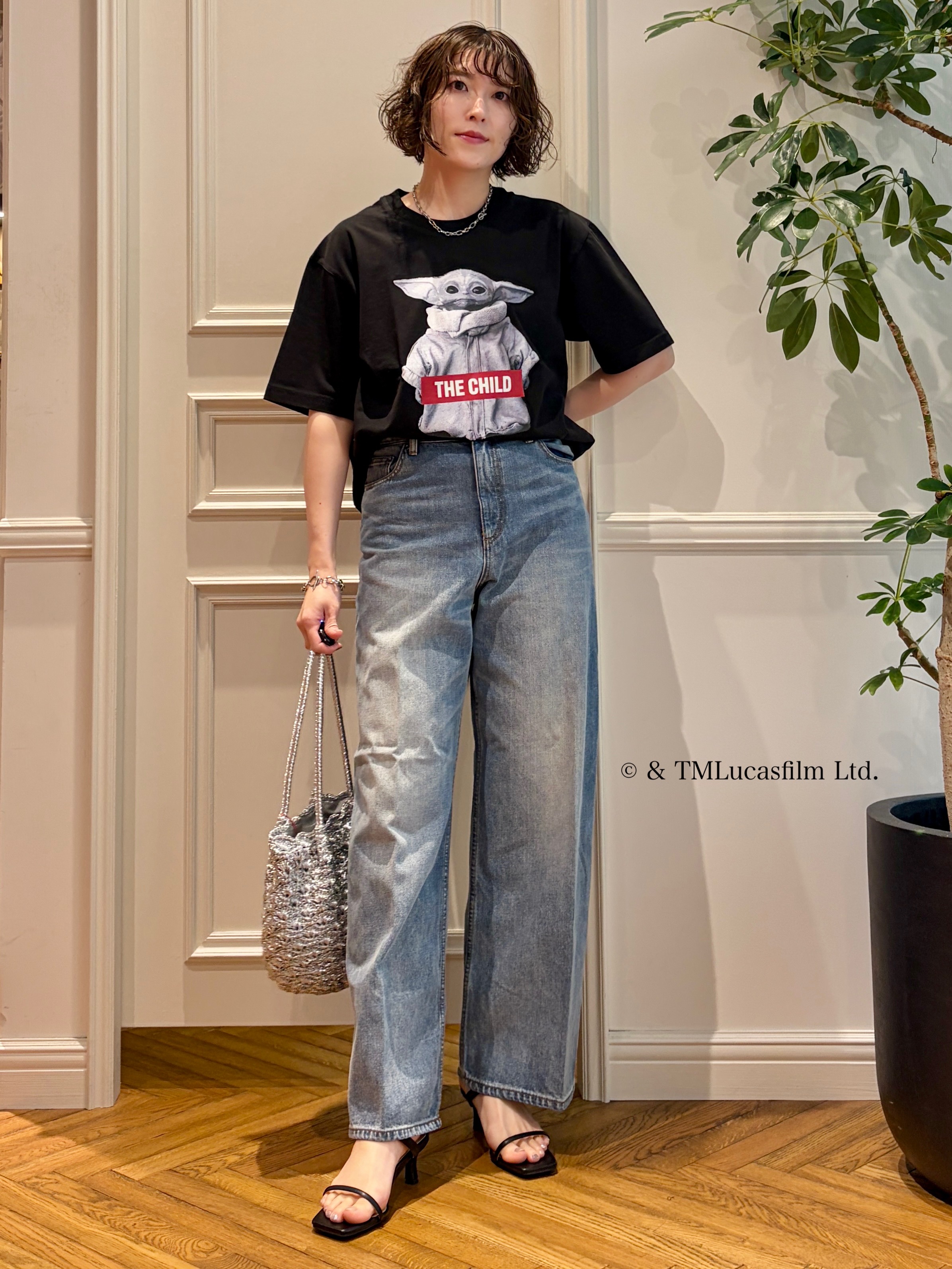 nakaoさんの「DRESSTERIOR｜ヴィンテージ加工ワイドデニムパンツ」を使ったコーディネート