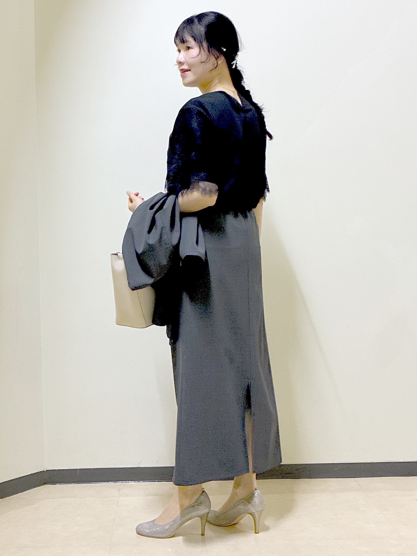  beni_gingerさんの「Reflect｜【UVカット／接触冷感】スカラップレースジャージカットソー」を使ったコーディネート