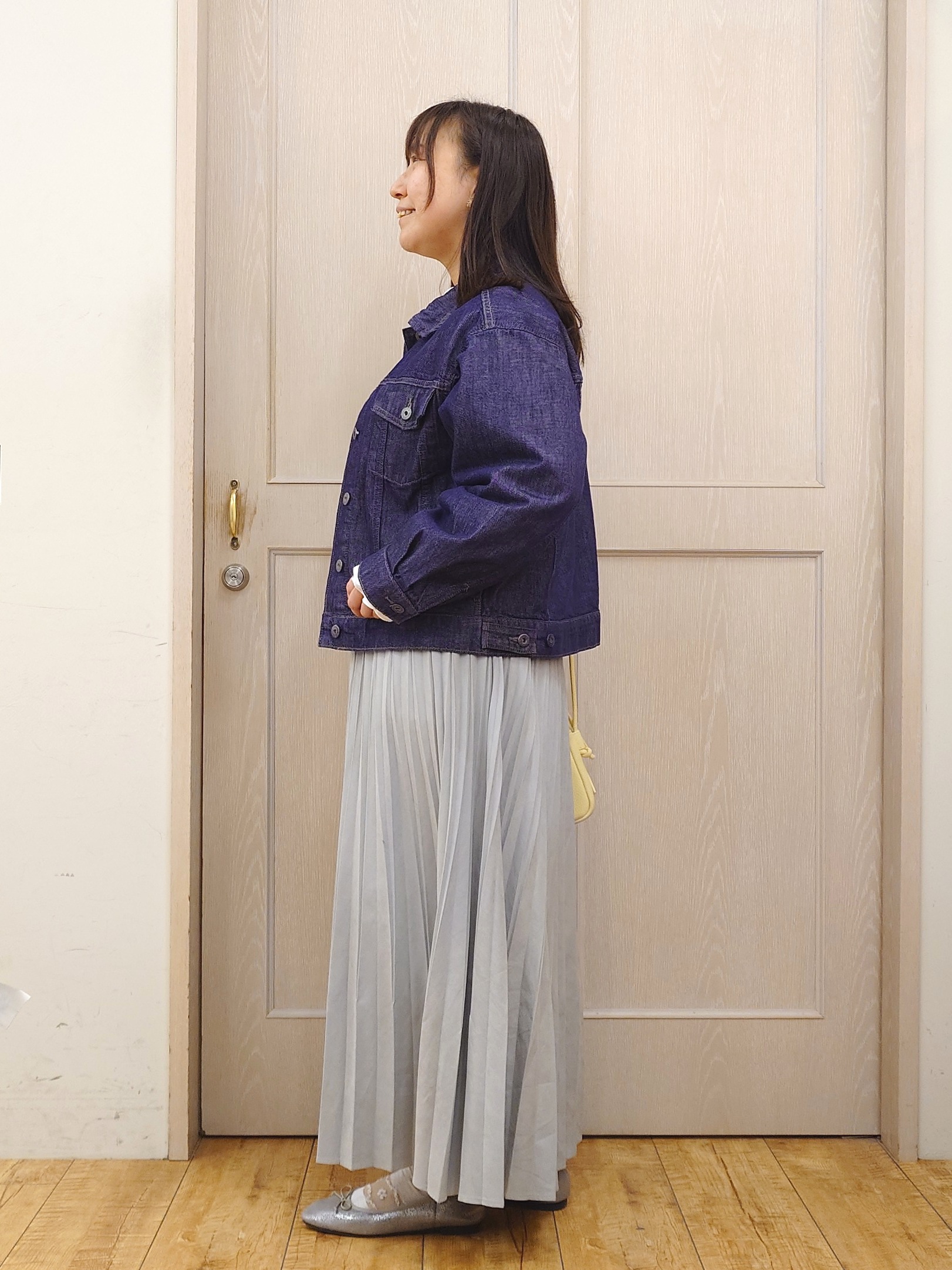 とろろさんの「SHOO･LA･RUE｜【SHOO・LA・RUE DENIM】羽織るだけでこなれる　オーバーサイズデニムジャケット」を使ったコーディネート