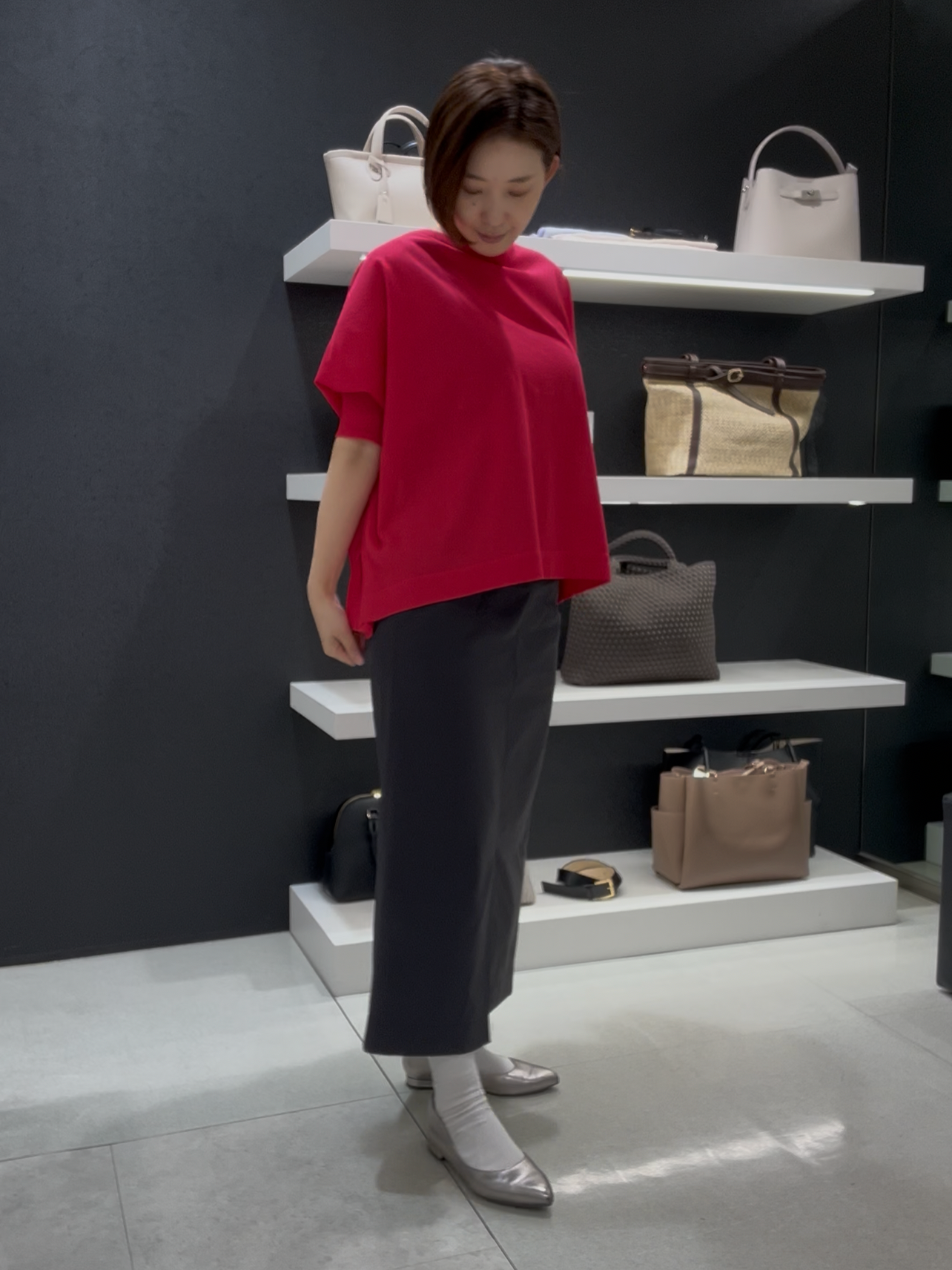 まどかさんの「UNTITLED｜【手洗い可／日本製】ハイウエストタイトスカート」を使ったコーディネート