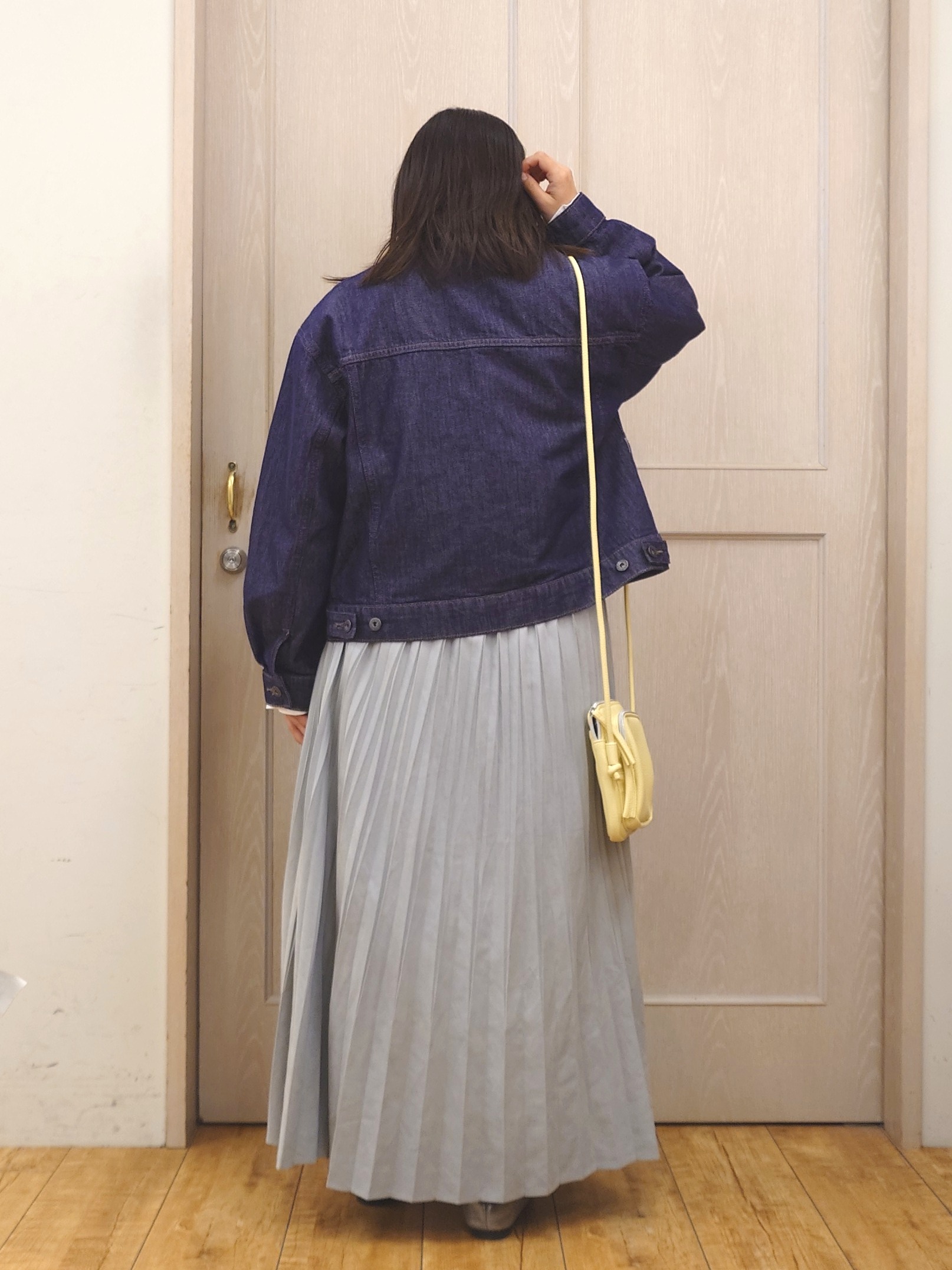 とろろさんの「SHOO･LA･RUE｜【SHOO・LA・RUE DENIM】羽織るだけでこなれる　オーバーサイズデニムジャケット」を使ったコーディネート