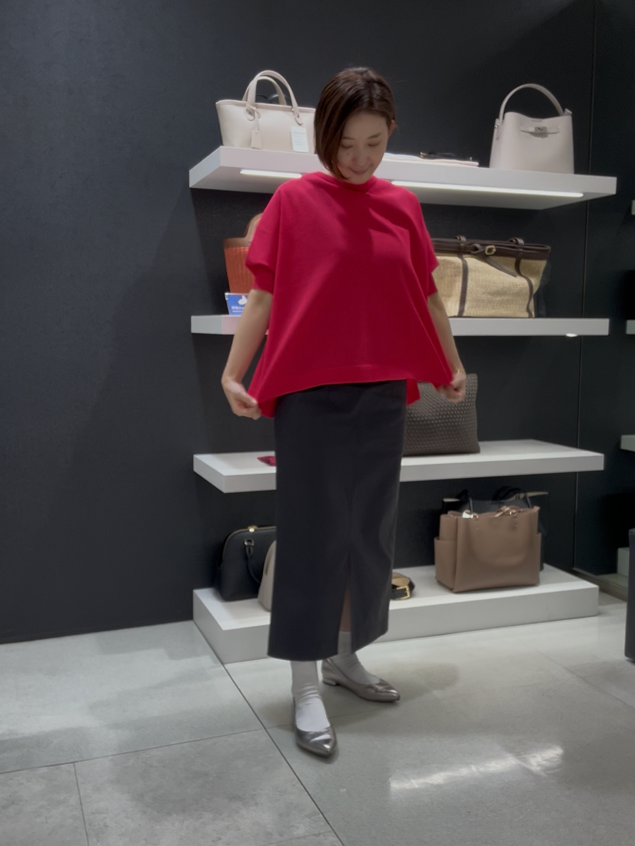 まどかさんの「UNTITLED｜【手洗い可／日本製】ハイウエストタイトスカート」を使ったコーディネート