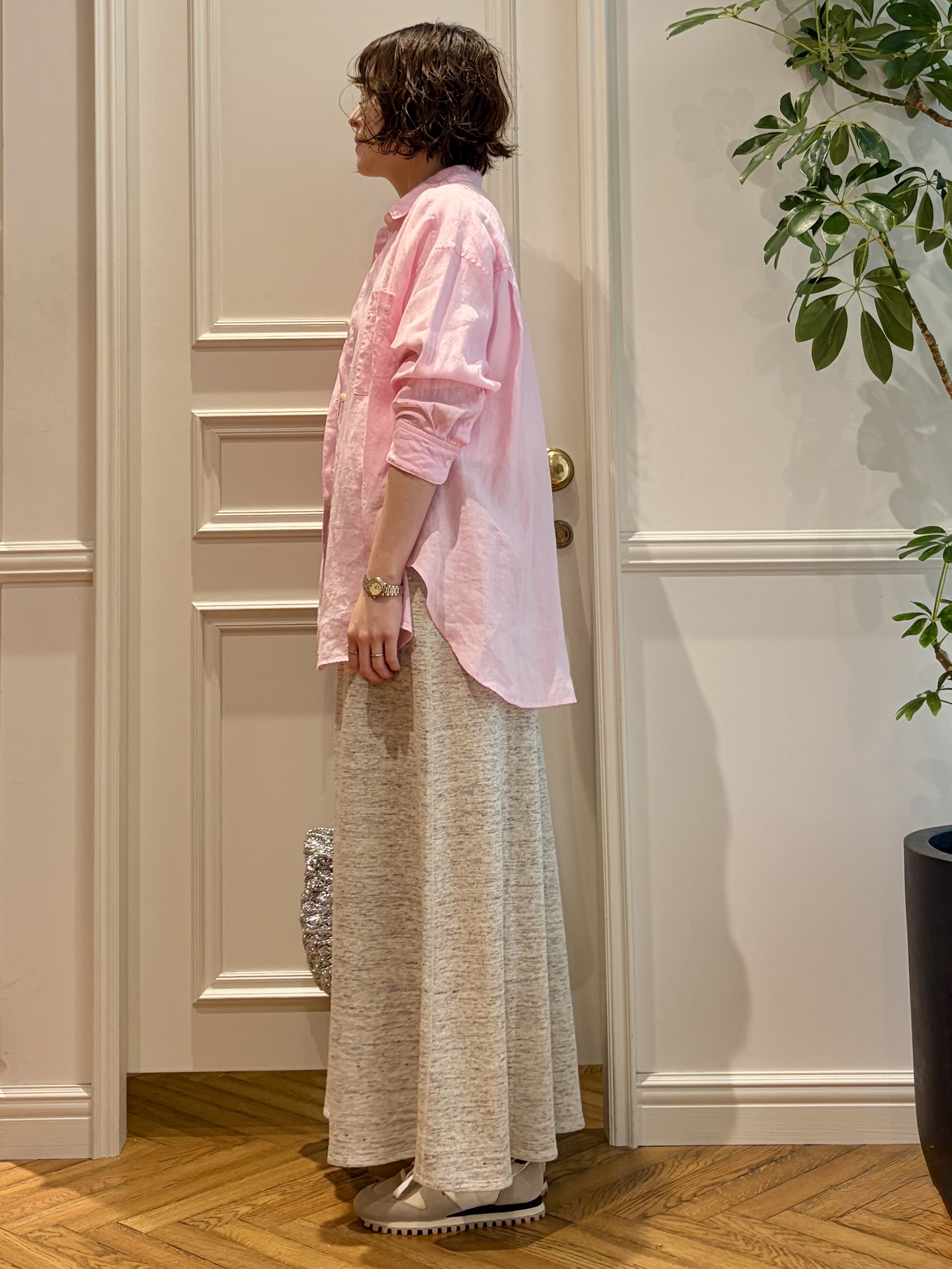 nakaoさんの「DRESSTERIOR｜【人気定番/ウォッシャブル】ガーメントダイラミーシャツ」を使ったコーディネート