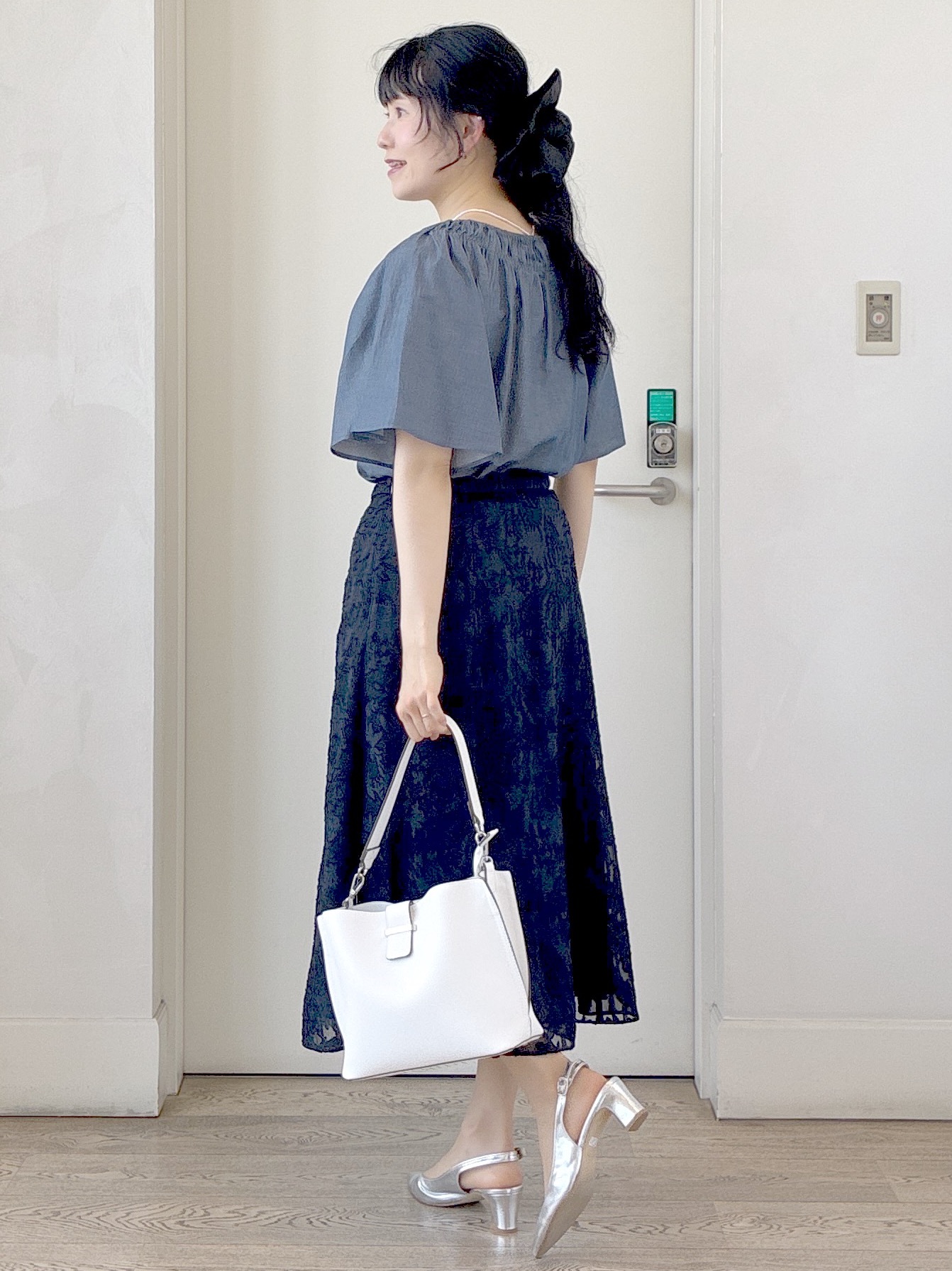  beni_gingerさんの「Reflect｜ネックギャザーデザインブラウス」を使ったコーディネート