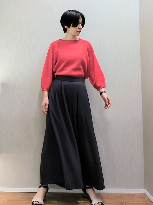 ミズタさんの「UNTITLED｜【洗える/ゆったり】クルーネックドライニット」を使ったコーディネート