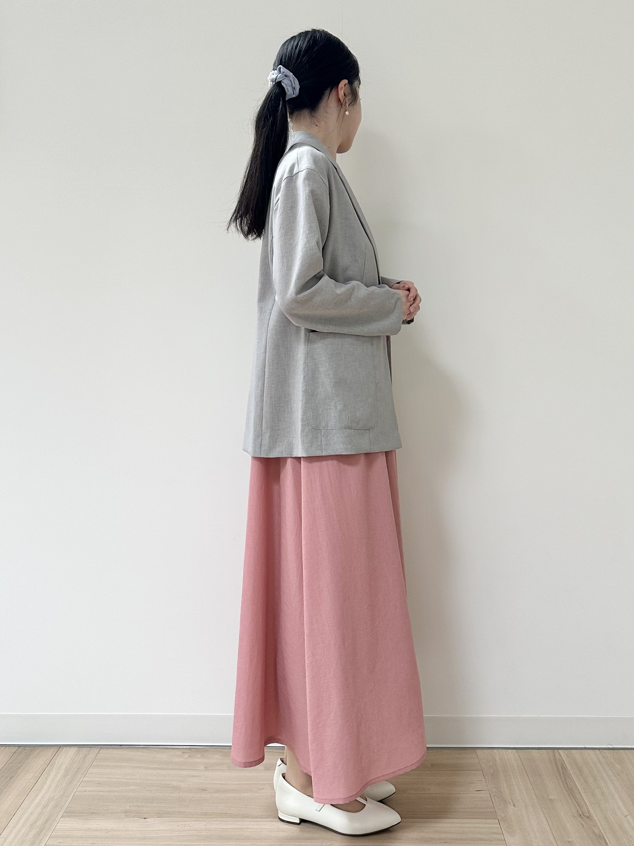 Momoさんの「Reflect｜【SS-4Lサイズ／接触冷感／シワになりにくい】リラクシーテーラードジャケット」を使ったコーディネート
