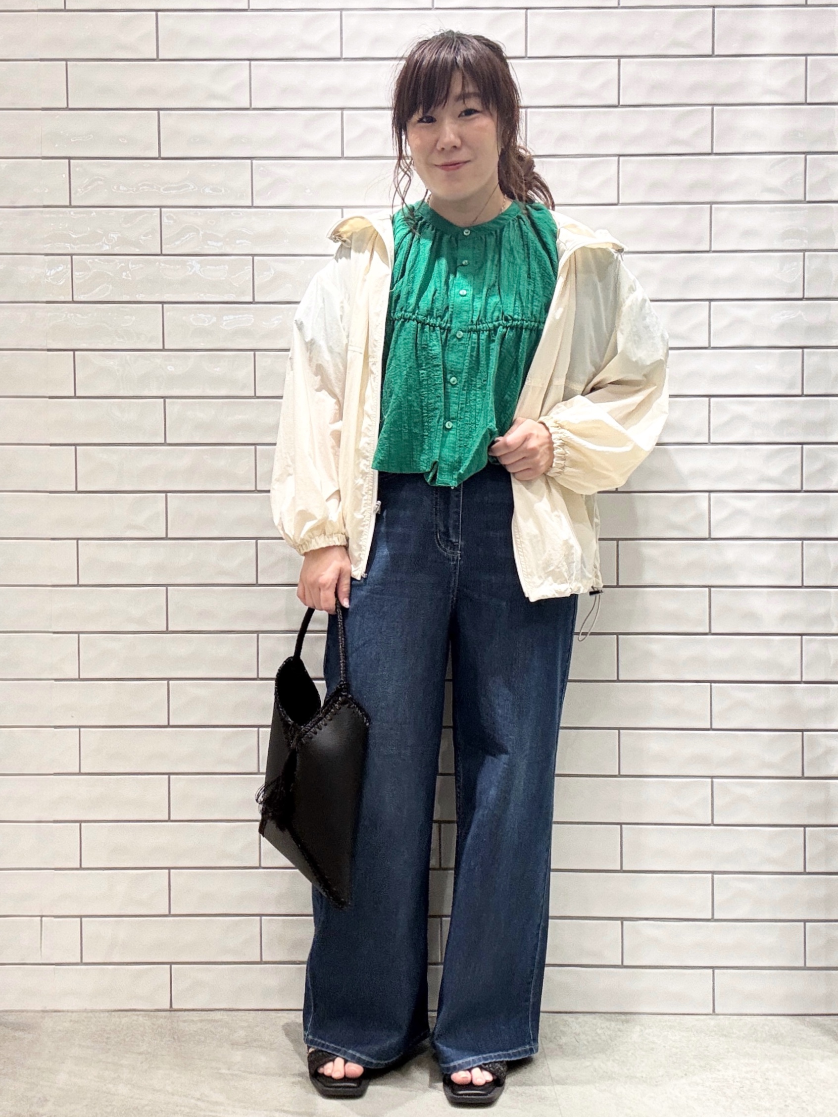 maichiさんの「OPAQUE.CLIP｜バルーンデザインブラウス【洗濯機OK】」を使ったコーディネート