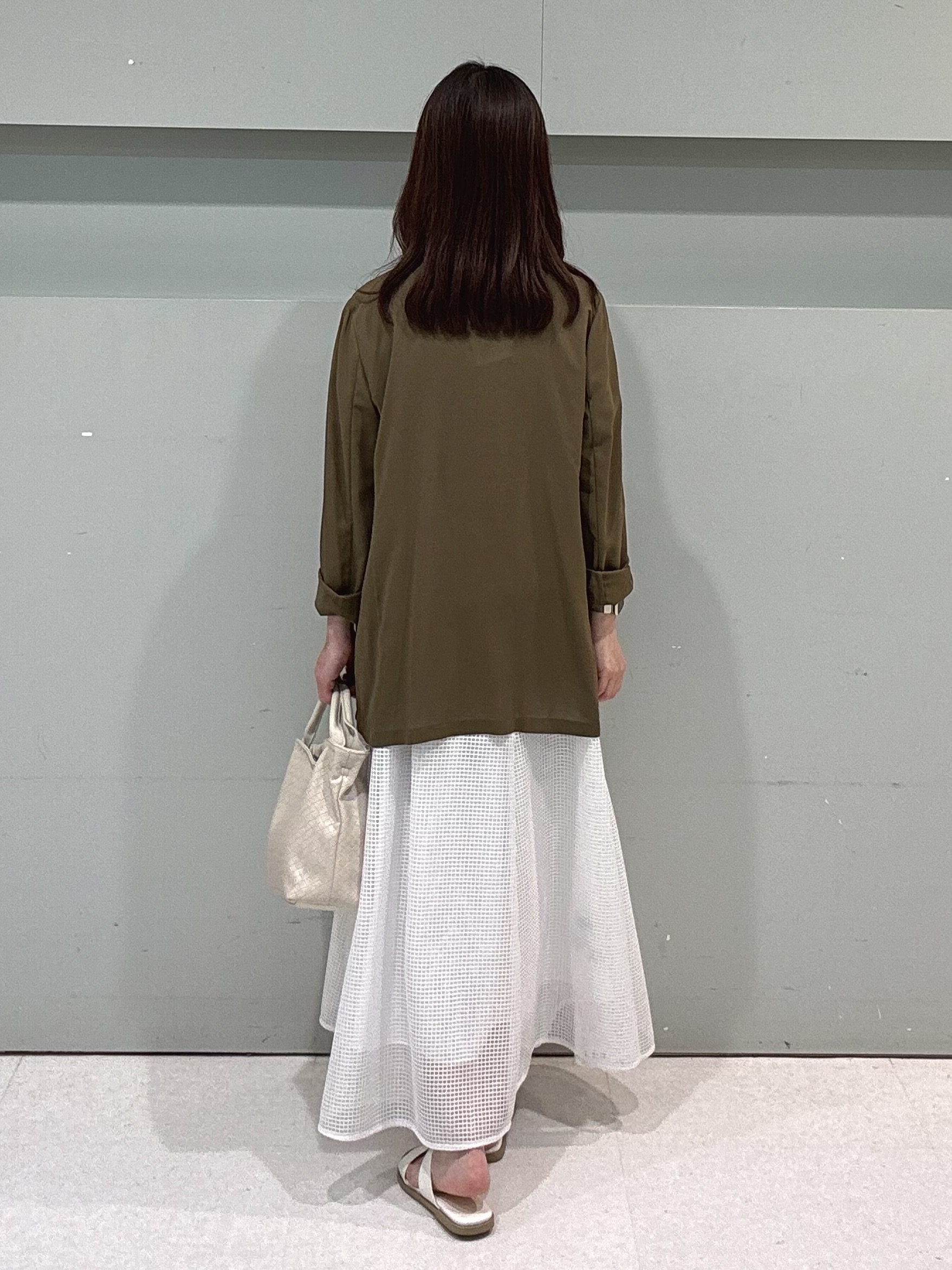 makiさんの「UNTITLED｜【セットアップ可/接触冷感/通気性】ドライシアーダブルジャケット」を使ったコーディネート