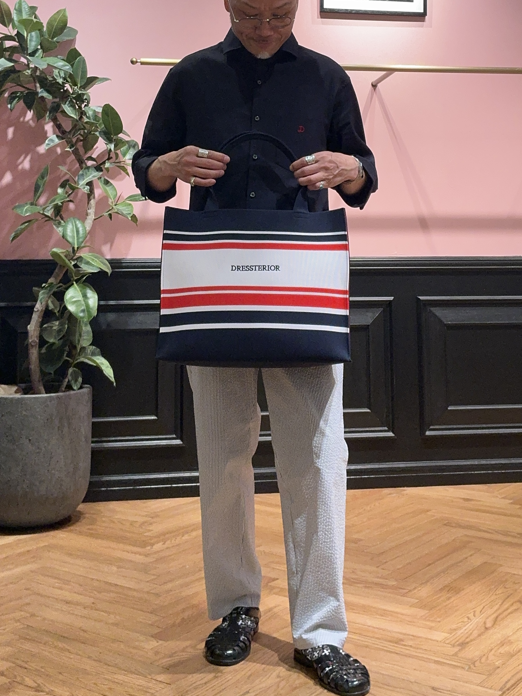 torigoeさんの「DRESSTERIOR｜バイオリネン スリークオーターシャツ」を使ったコーディネート