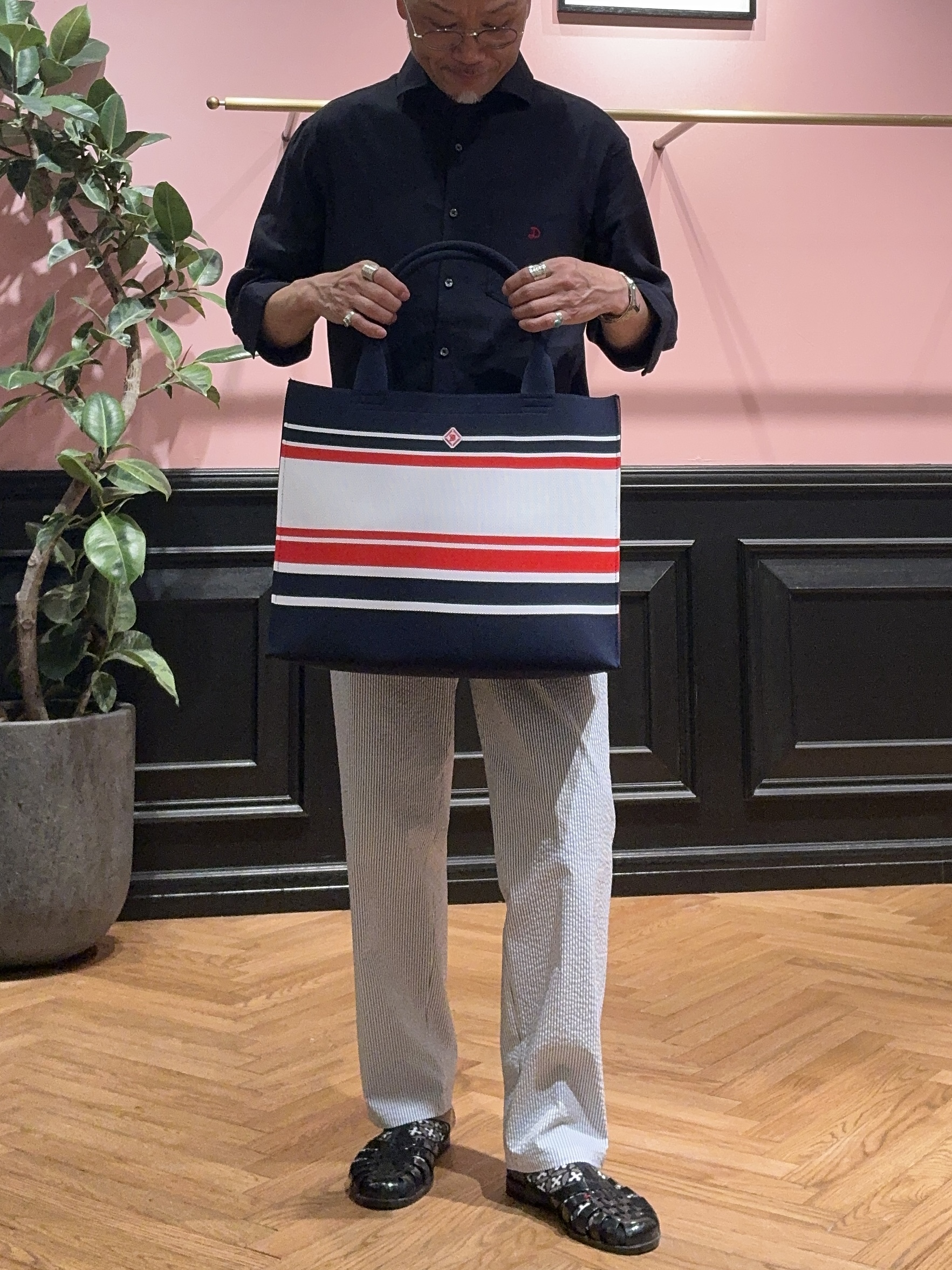 torigoeさんの「DRESSTERIOR｜バイオリネン スリークオーターシャツ」を使ったコーディネート