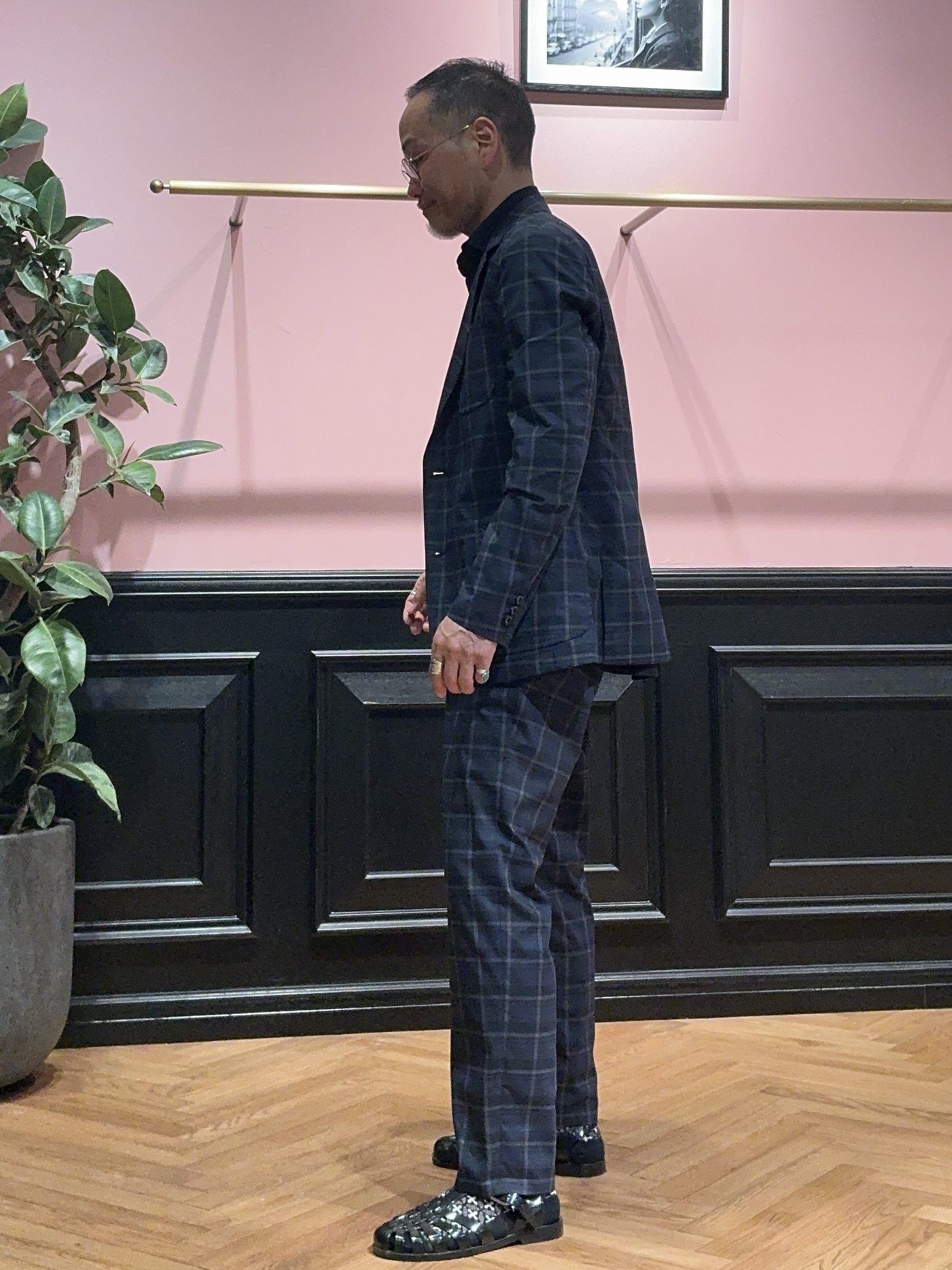 torigoeさんの「DRESSTERIOR｜【セットアップ可/ウォッシャブル/高通気性】DotAir チェックジャケット」を使ったコーディネート