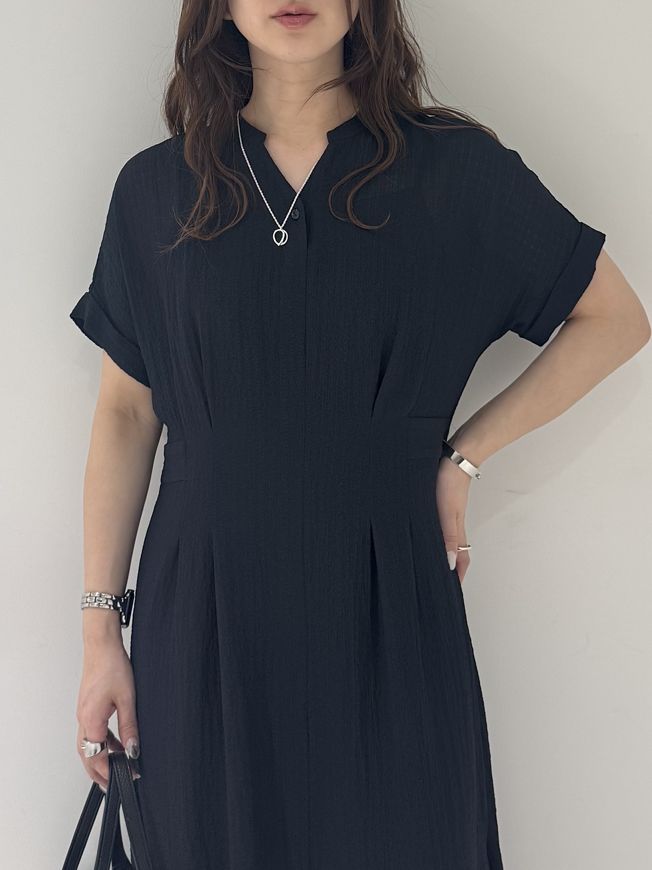 そんさんの「INDIVI｜【洗える／メッシュ素材／SETUP可能】半袖シアージャケット」を使ったコーディネート