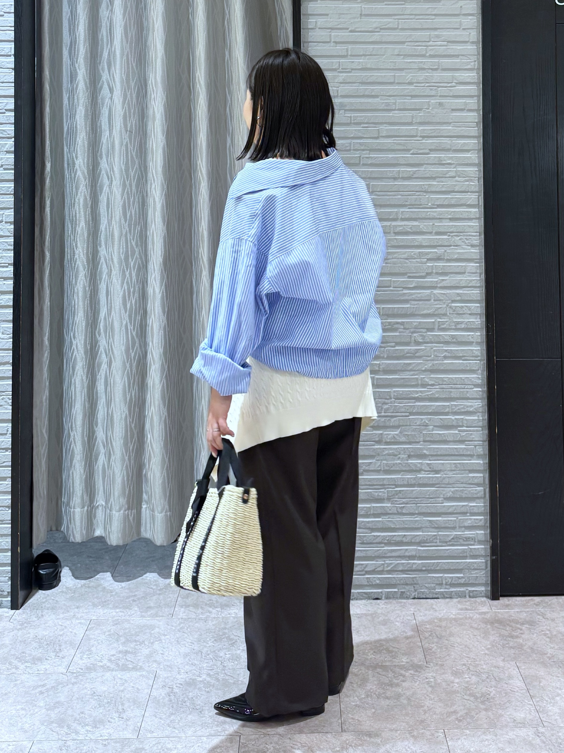 chさんの「THE SHOP TK｜ショート丈シャツブルゾン」を使ったコーディネート