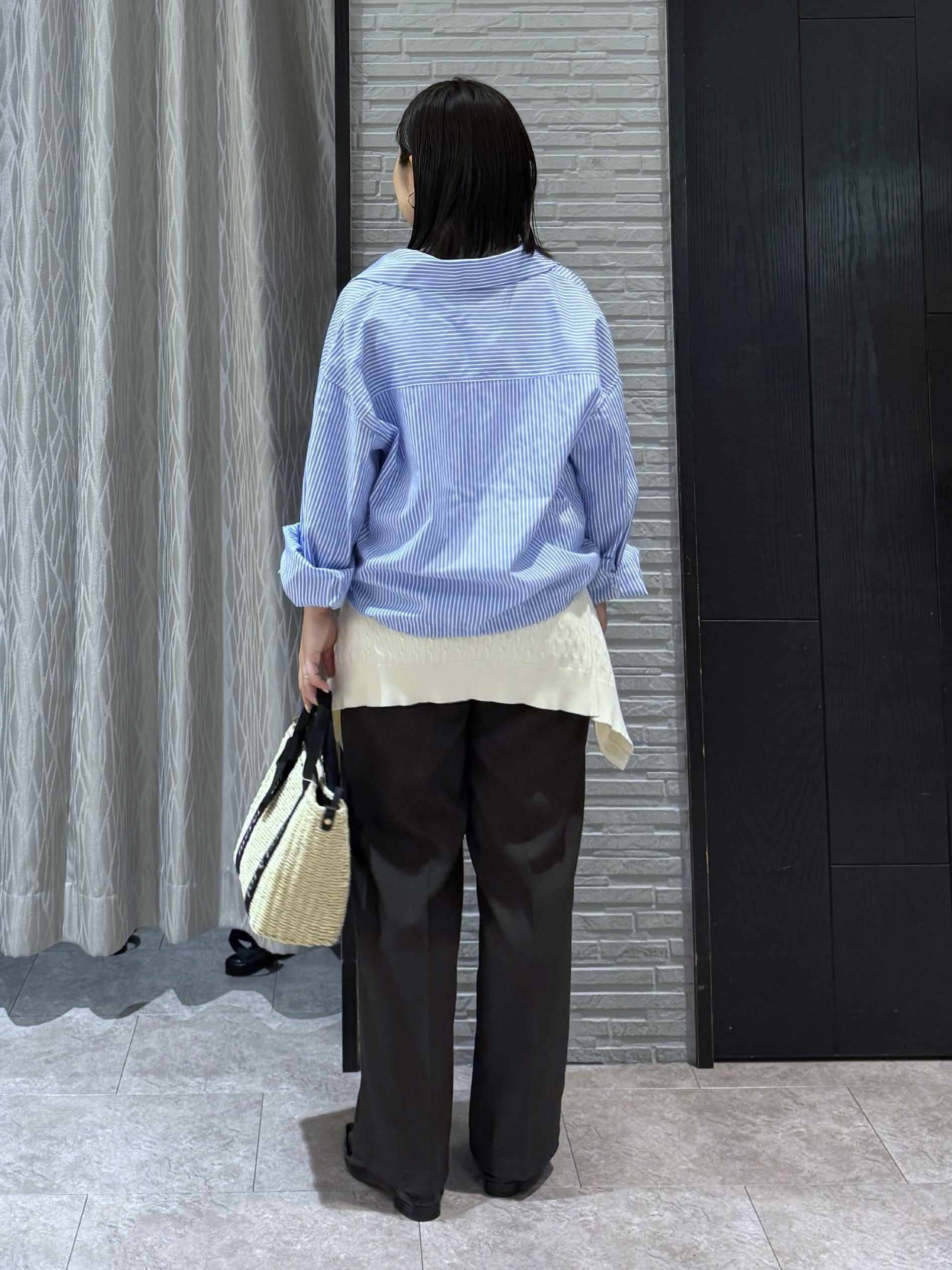 chさんの「THE SHOP TK｜ショート丈シャツブルゾン」を使ったコーディネート