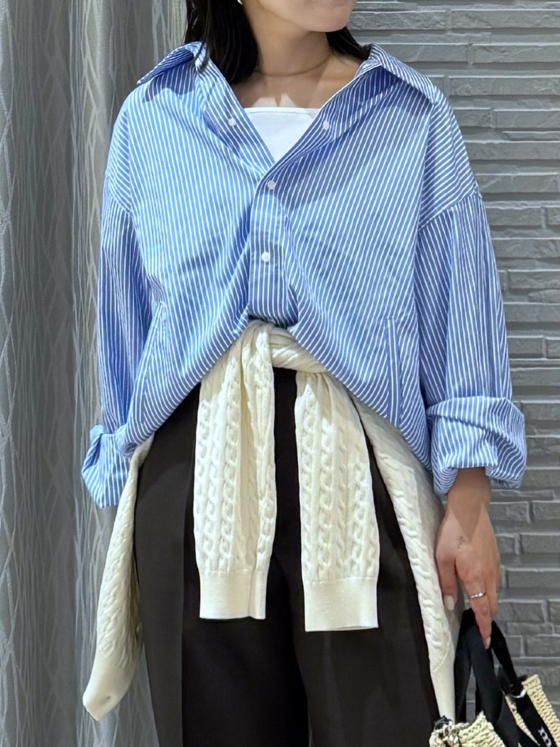 chさんの「THE SHOP TK｜ショート丈シャツブルゾン」を使ったコーディネート