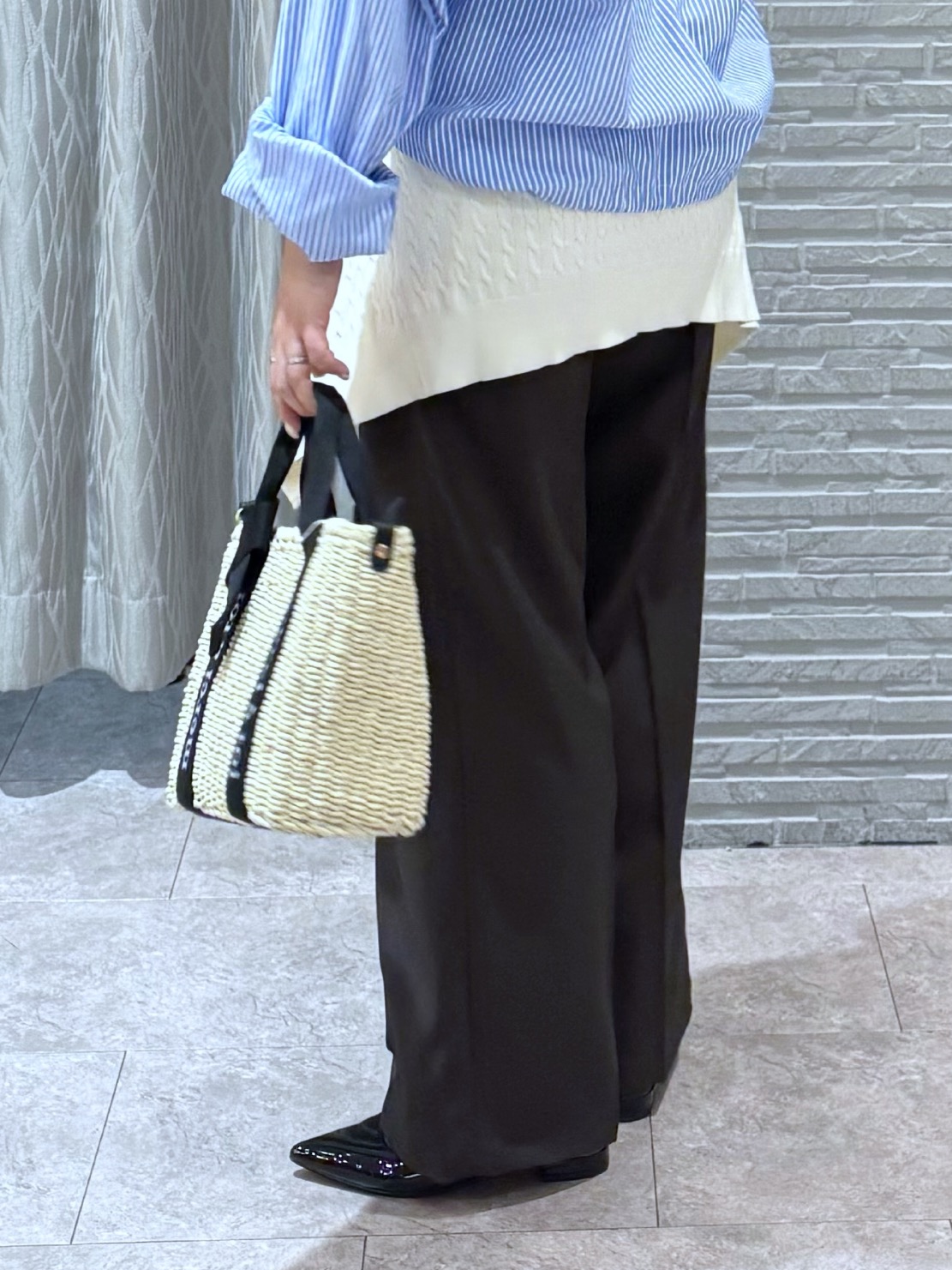 chさんの「THE SHOP TK｜ショート丈シャツブルゾン」を使ったコーディネート