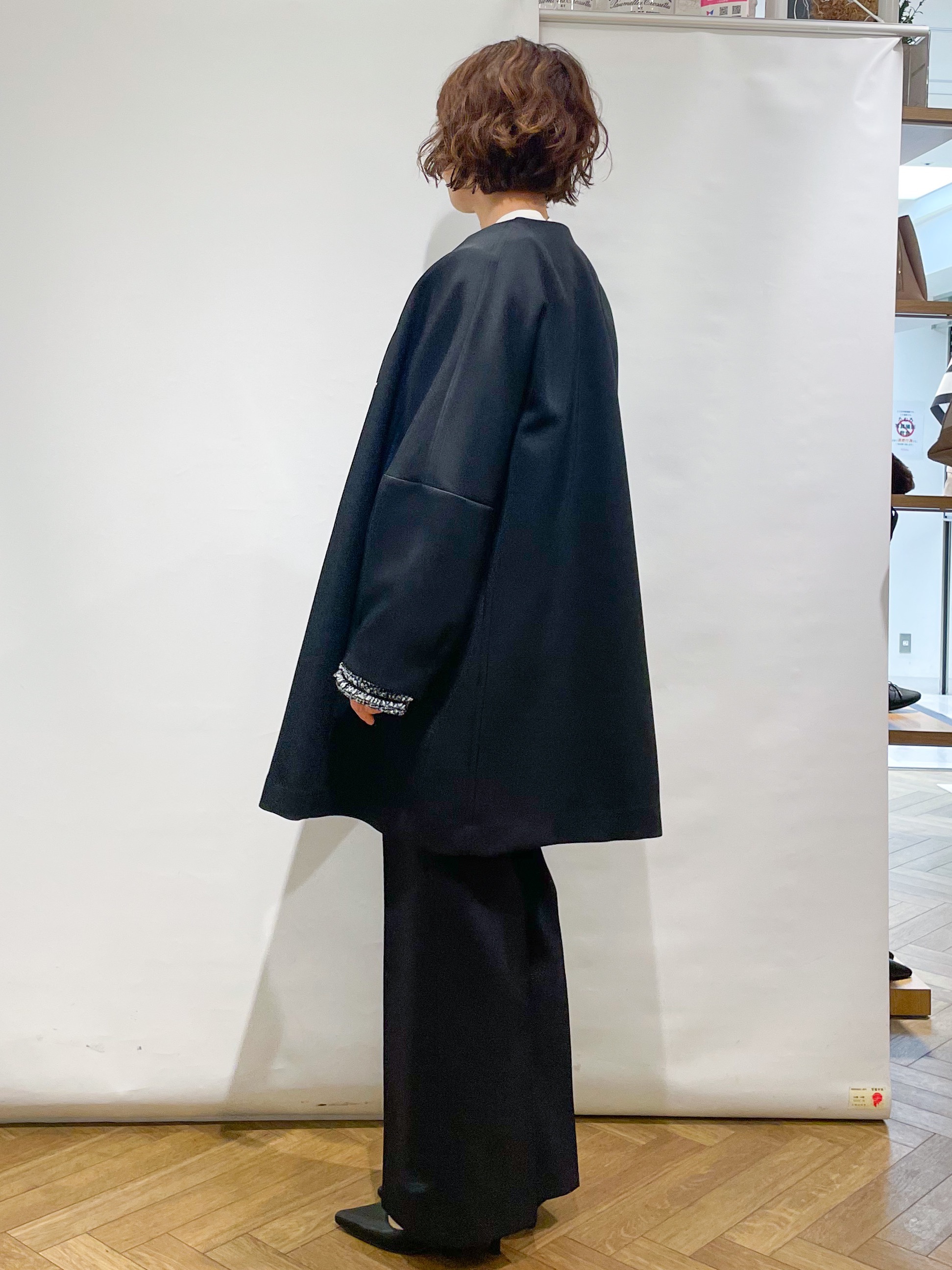 なかさんの「index｜フォルムスリーブミドルコート【洗濯機OK】」を使ったコーディネート