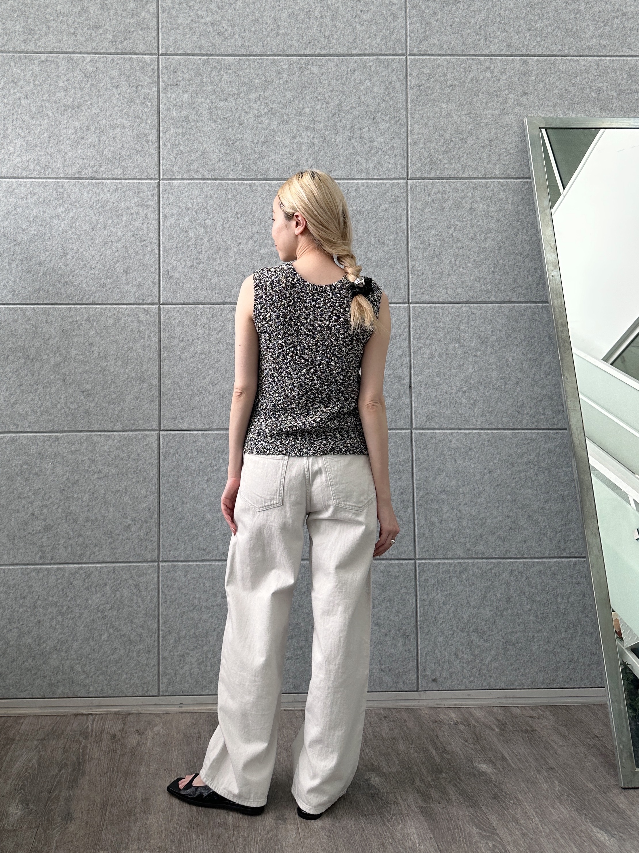 Buyer sakkoさんの「CODE A｜cloudy open back tank」を使ったコーディネート