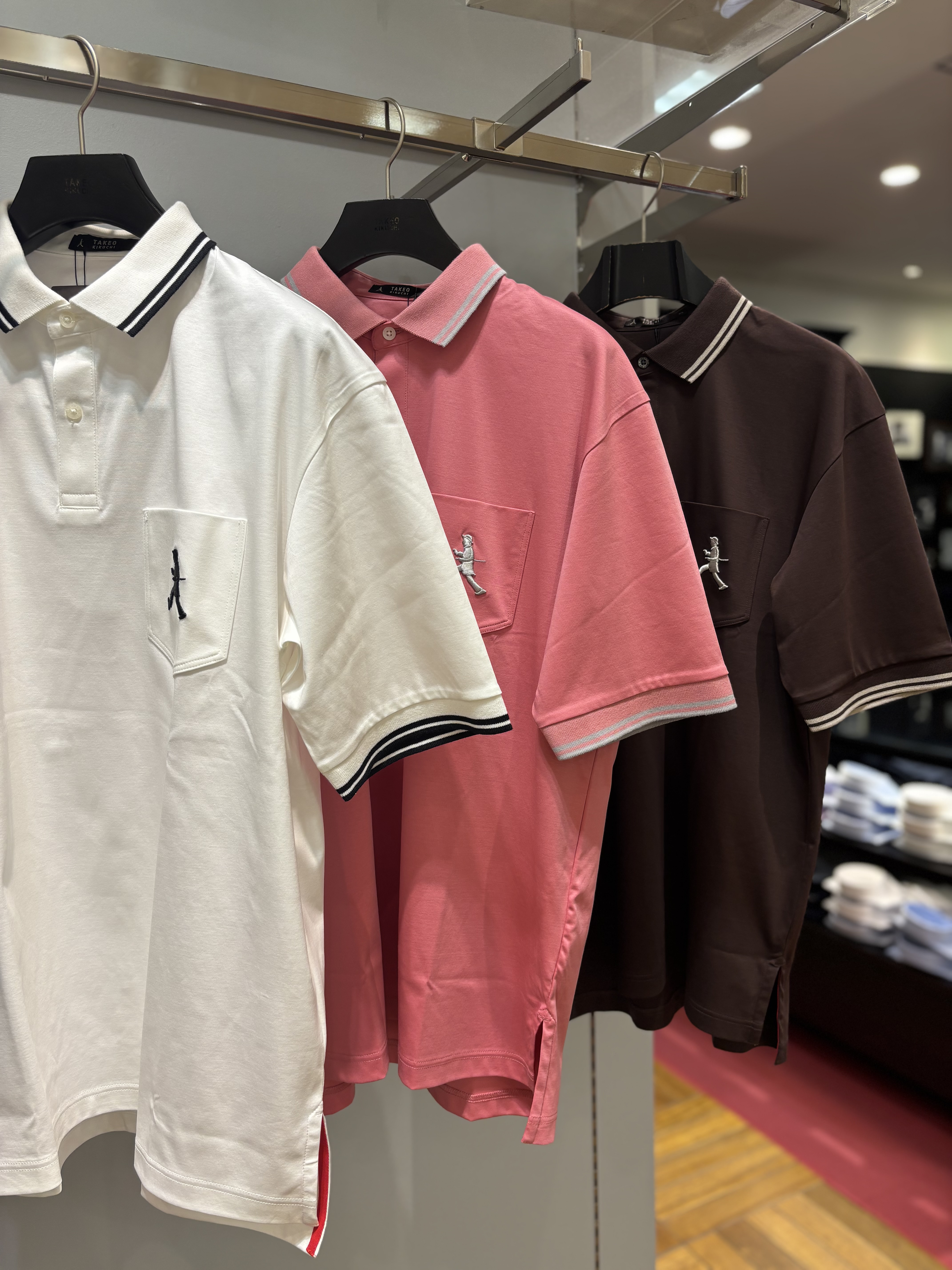 ヒナさんの「TAKEO KIKUCHI｜【BOWLER HAT LABEL】アイスクリアコットン ボーラーハットウォーカー ポロシャツ」を使ったコーディネート