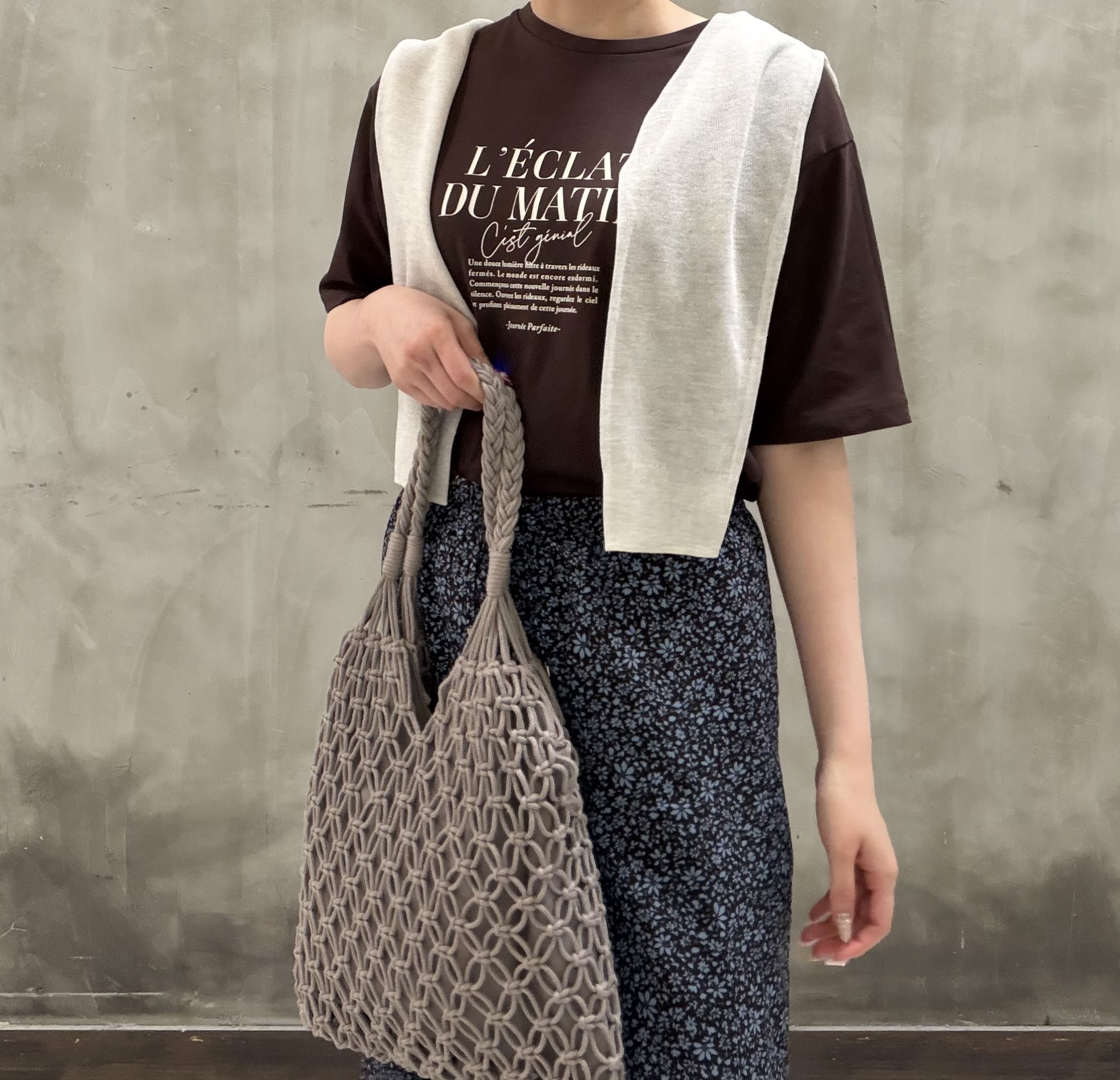 maiさんの「grove｜高評価！【洗える/名品】大人の透け感、シアーカーディガン」を使ったコーディネート