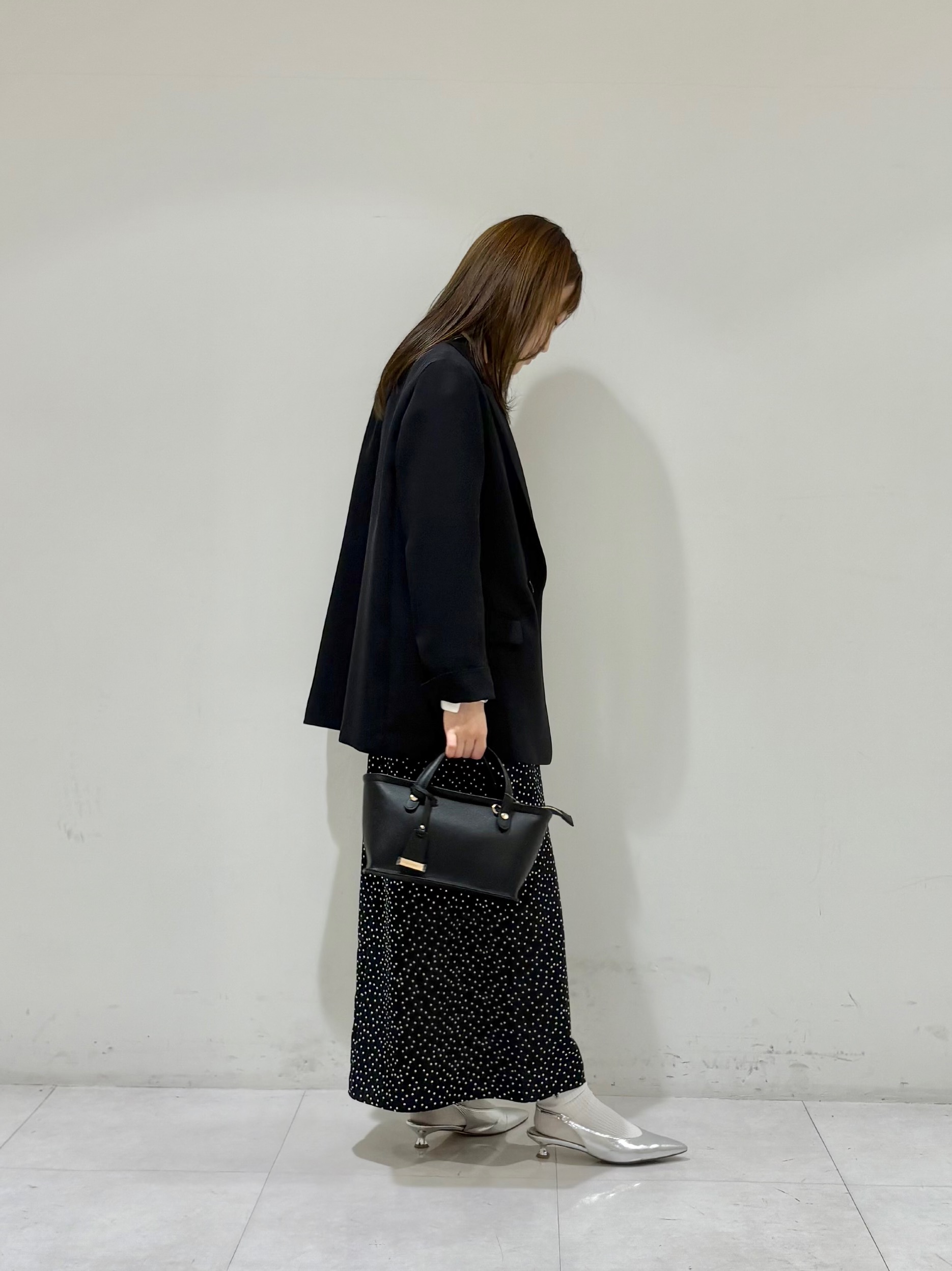kyokaさんの「UNTITLED｜【洗える/ストレッチ性】ダブルブレストジャケット」を使ったコーディネート