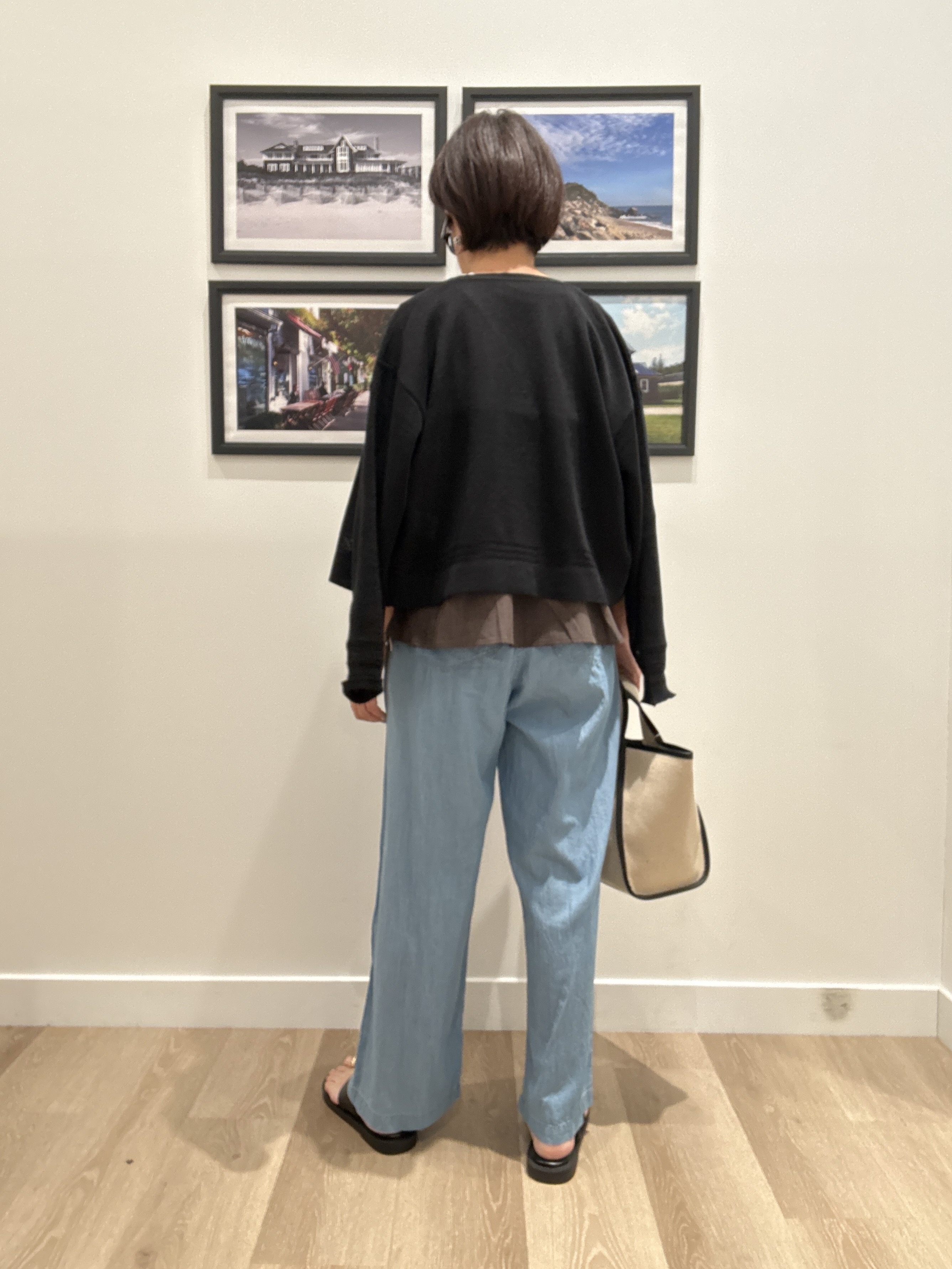 Naoさんの「Dessin｜【セットアップ可/UVカット/洗える】ビスチェドッキングTシャツ」を使ったコーディネート