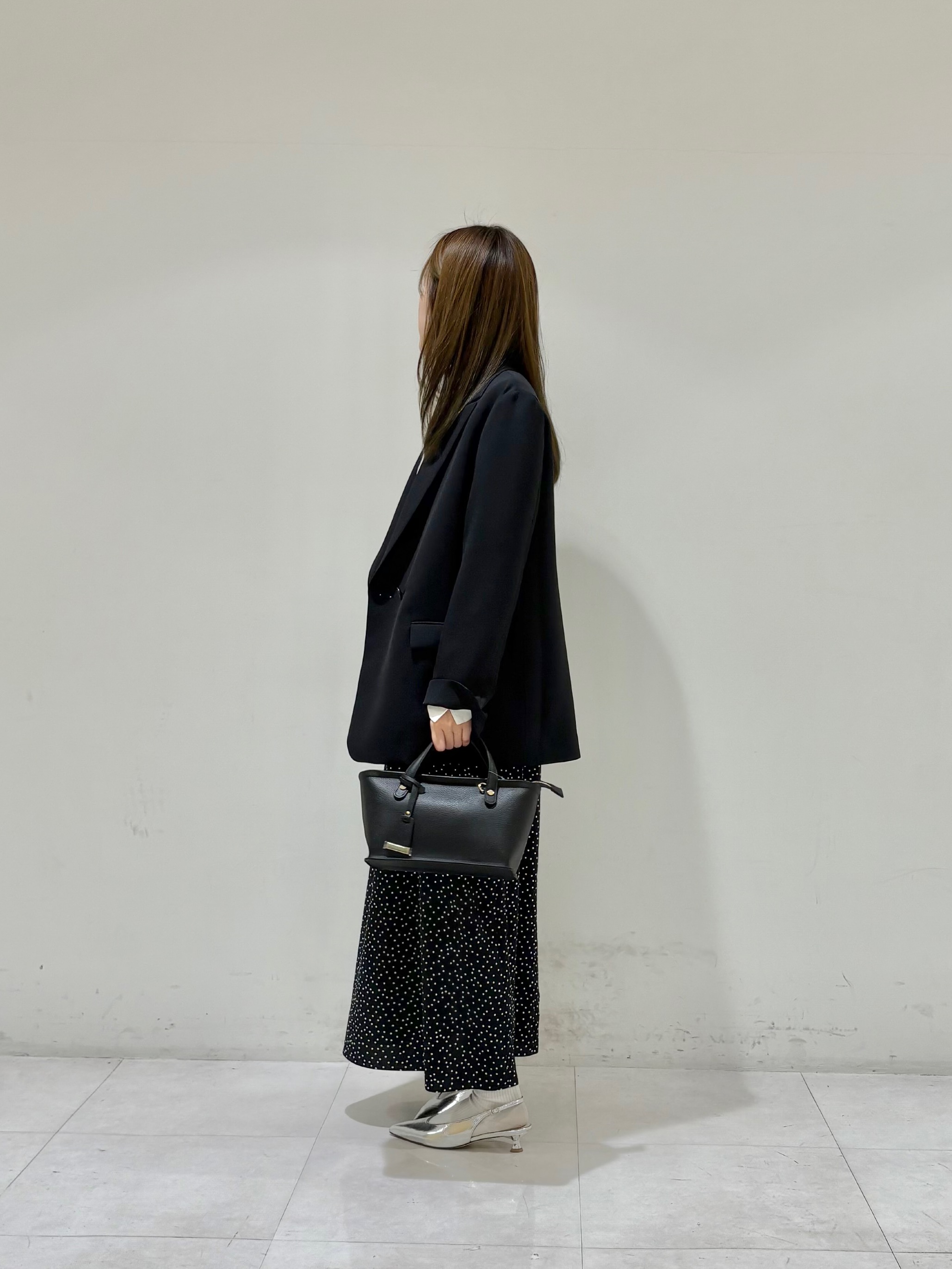 kyokaさんの「UNTITLED｜【洗える/ストレッチ性】ダブルブレストジャケット」を使ったコーディネート