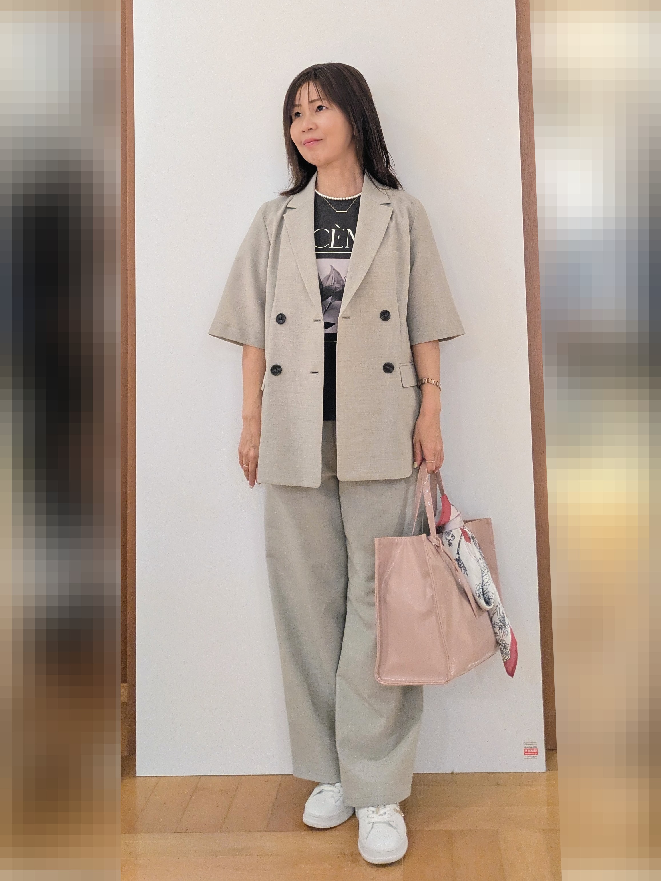 laverさんの「UNTITLED｜【古畑星夏さん着用/ロゴ/プリント】グラフィックTシャツ」を使ったコーディネート