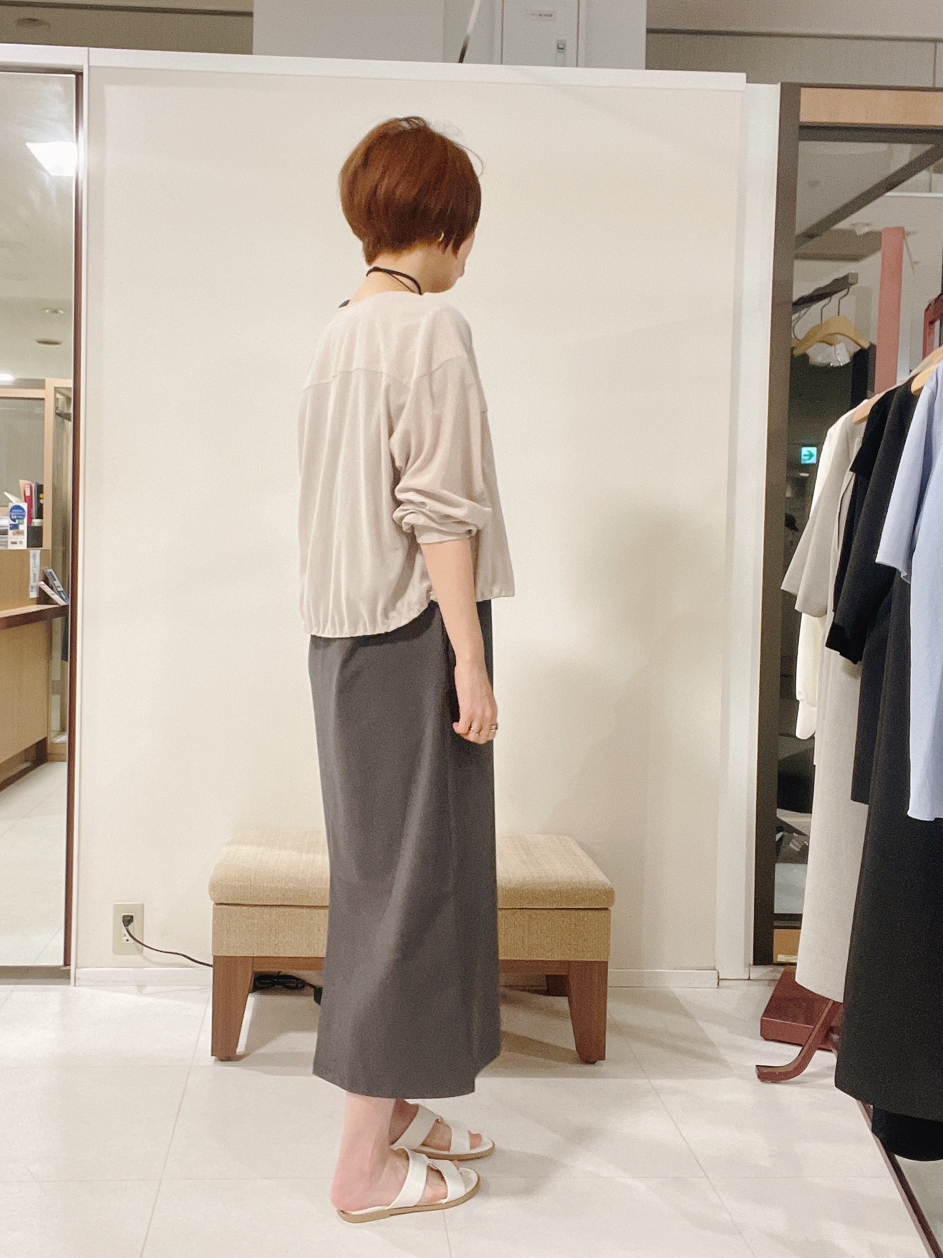 IWAMOさんの「UNTITLED｜【古畑星夏さん着用/洗える】シアーブルゾン」を使ったコーディネート