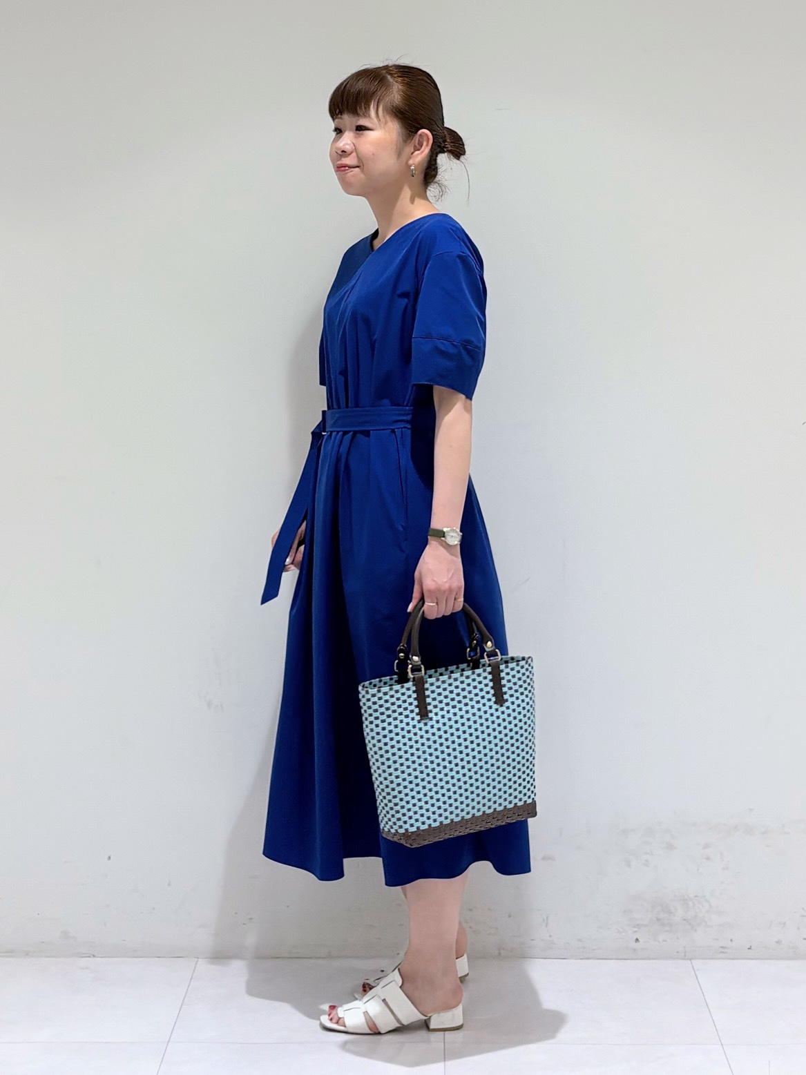 tsuyuさんの「INDIVI｜【着る日傘】ハーフスリーブダブルジャケット」を使ったコーディネート