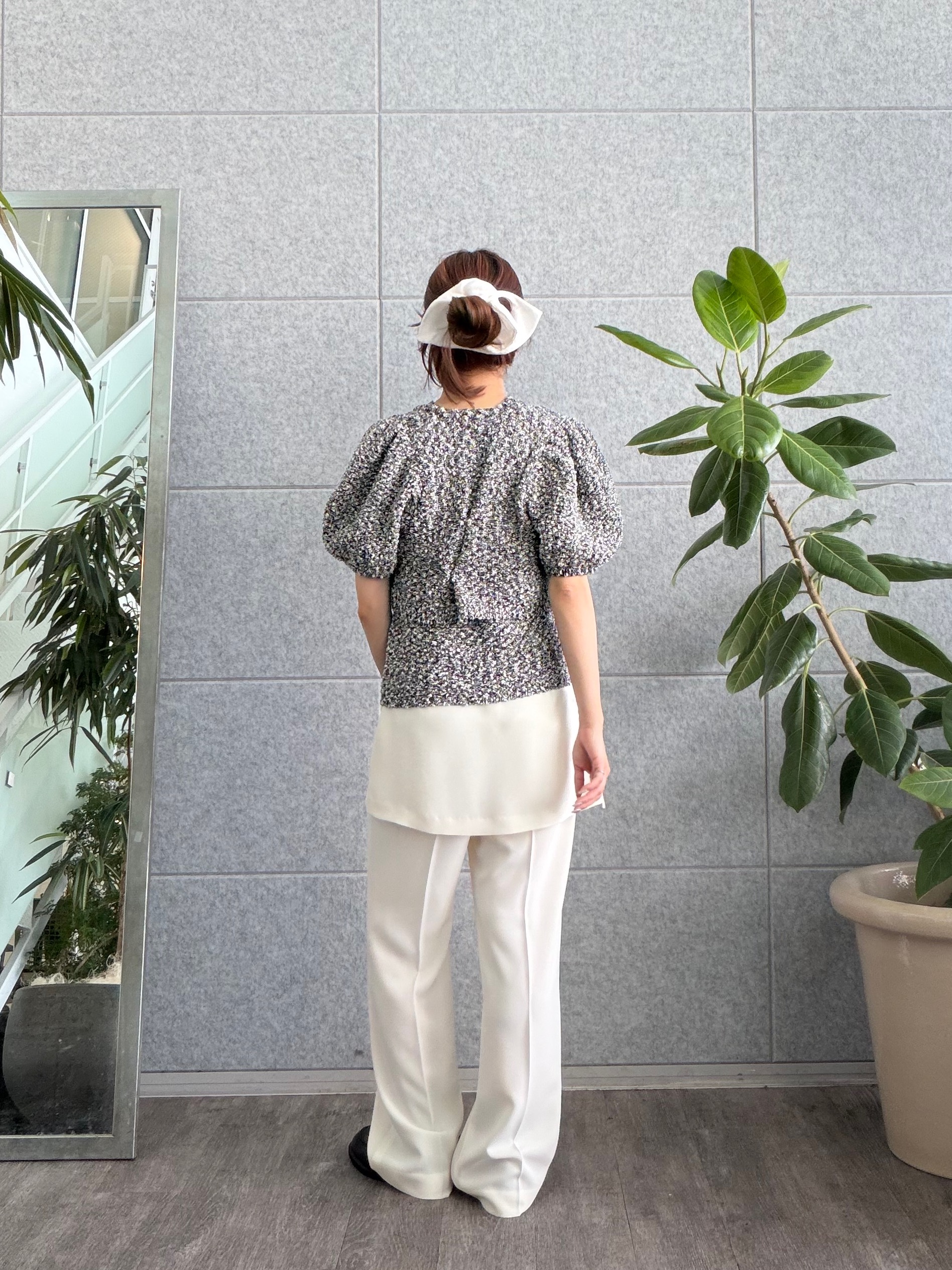 kanamiさんの「CODE A｜cloudy open back tank」を使ったコーディネート