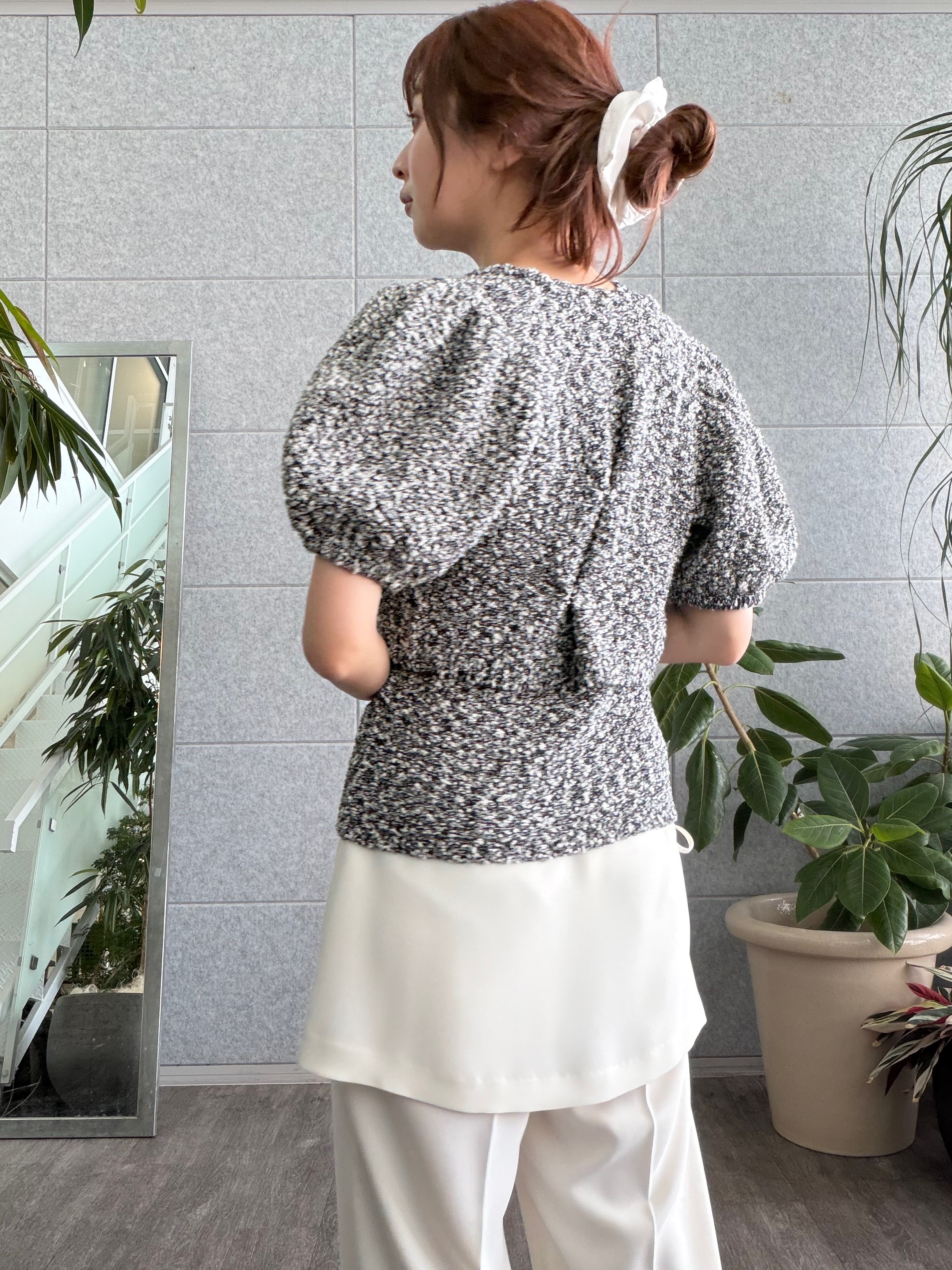 kanamiさんの「CODE A｜cloudy open back tank」を使ったコーディネート