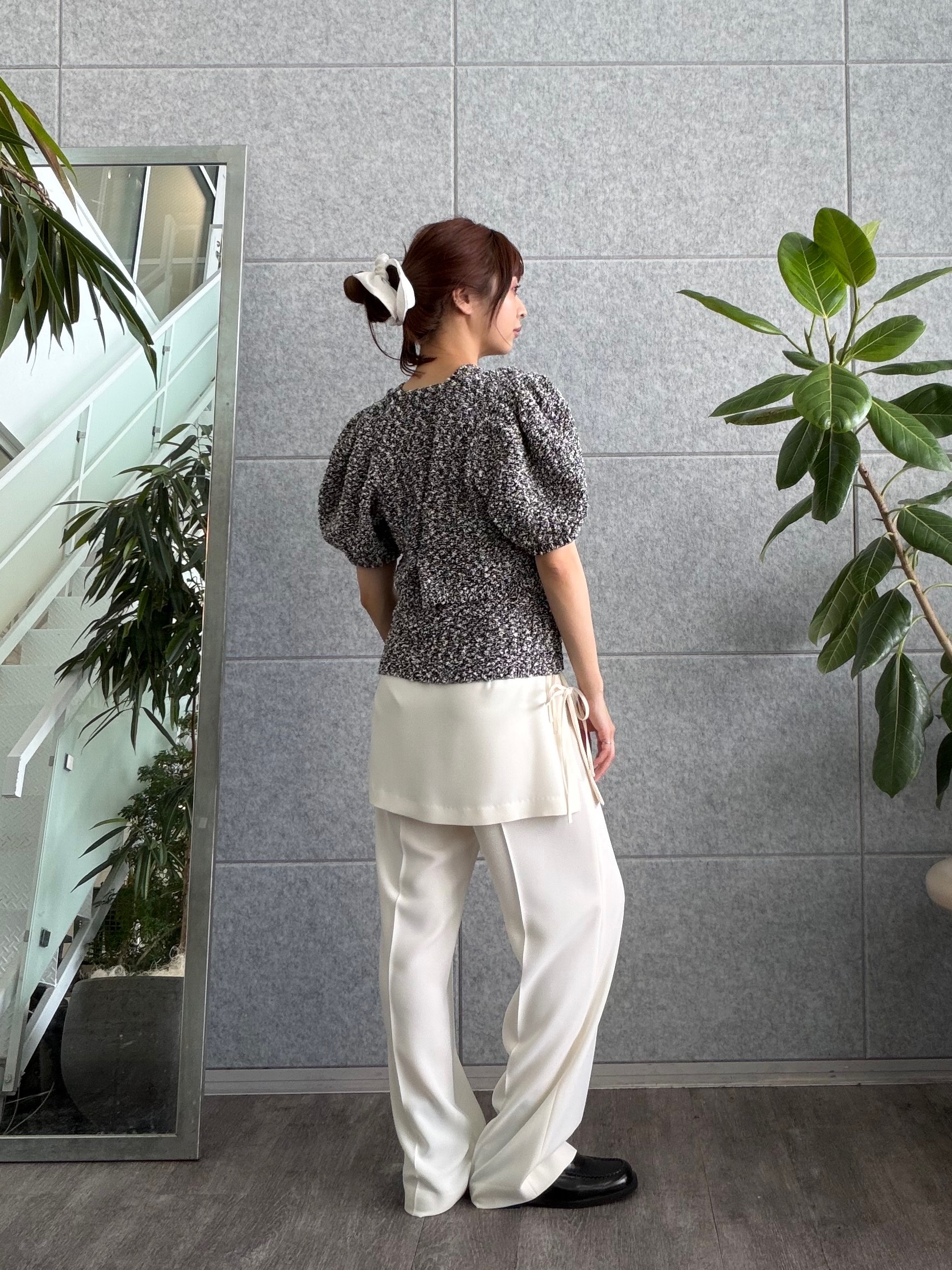kanamiさんの「CODE A｜cloudy open back tank」を使ったコーディネート
