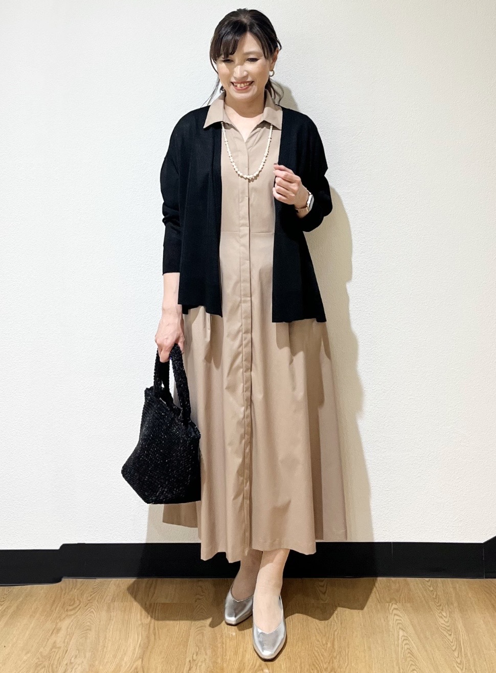 ayaさんの「Reflect｜【冷房対策に◎】すっきり見え着流しカーディガン」を使ったコーディネート