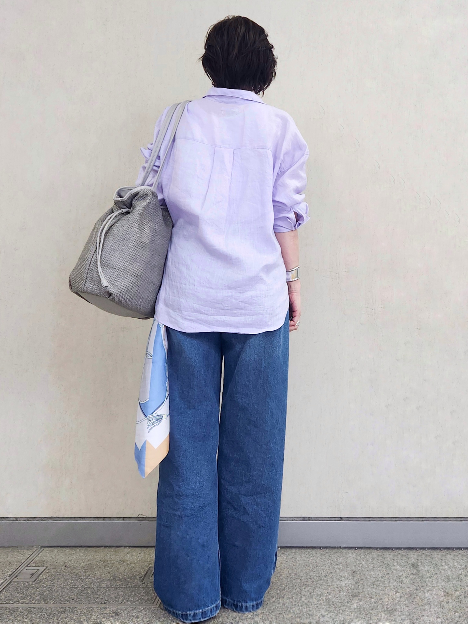 milkyさんの「OPAQUE.CLIP｜シングルテーラードジャケット【洗える／裏地なし】」を使ったコーディネート