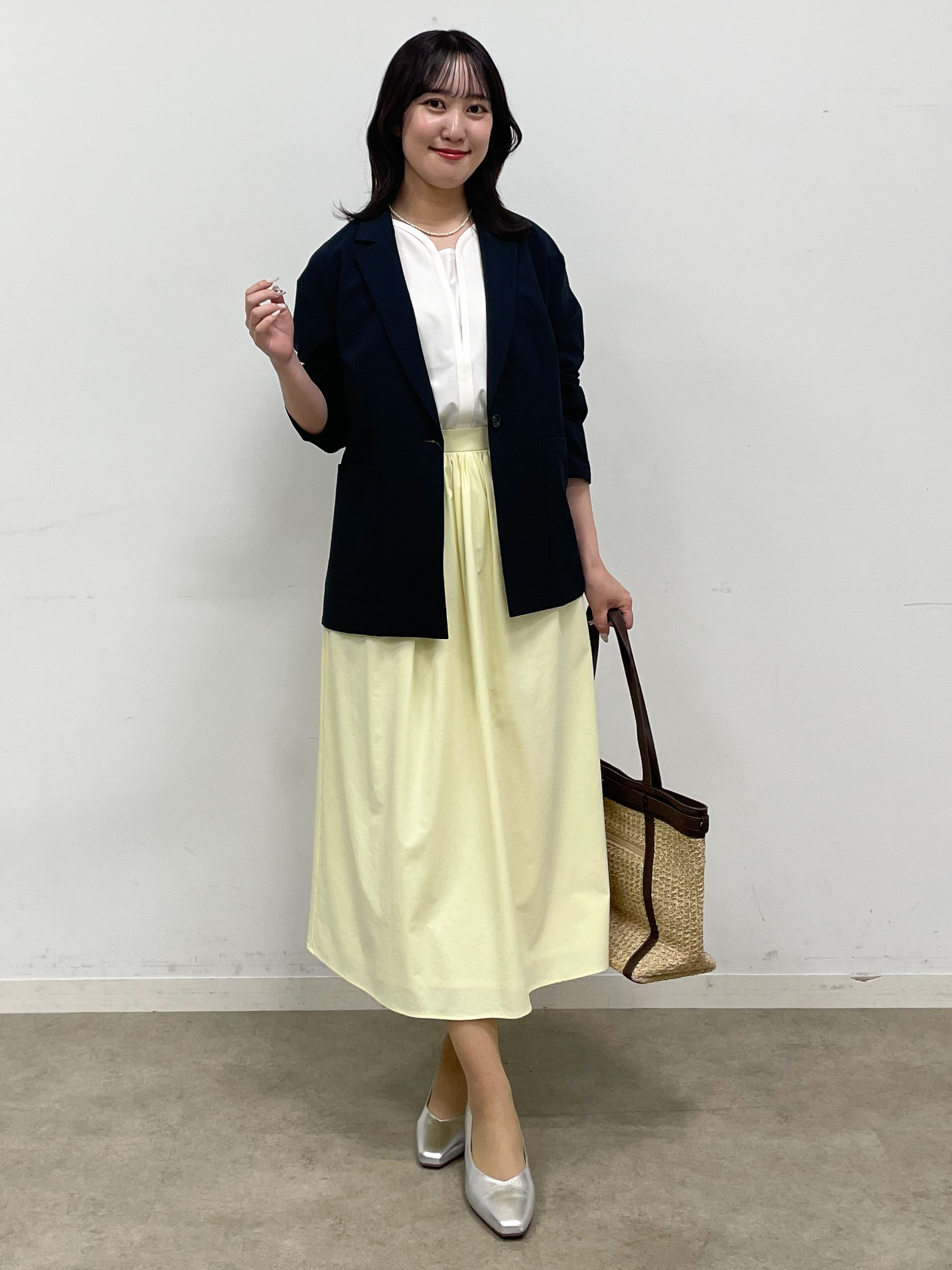 yukariさんの「Reflect｜【SS-4Lサイズ／接触冷感／シワになりにくい】リラクシーテーラードジャケット」を使ったコーディネート