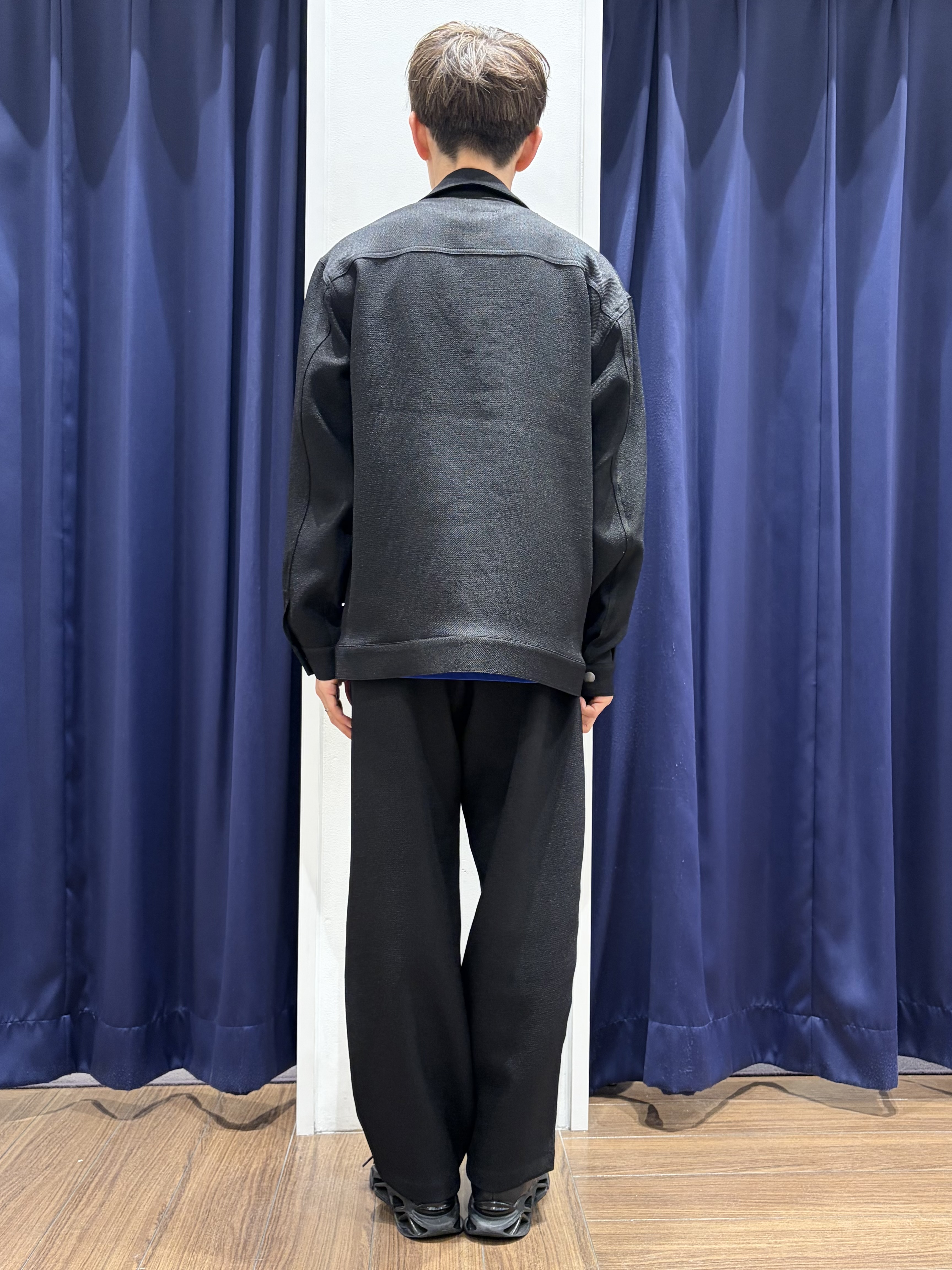 つーじーさんの「THE SHOP TK｜パナマメッシュ シャツブルゾン 洗濯機OK／セットアップ可」を使ったコーディネート