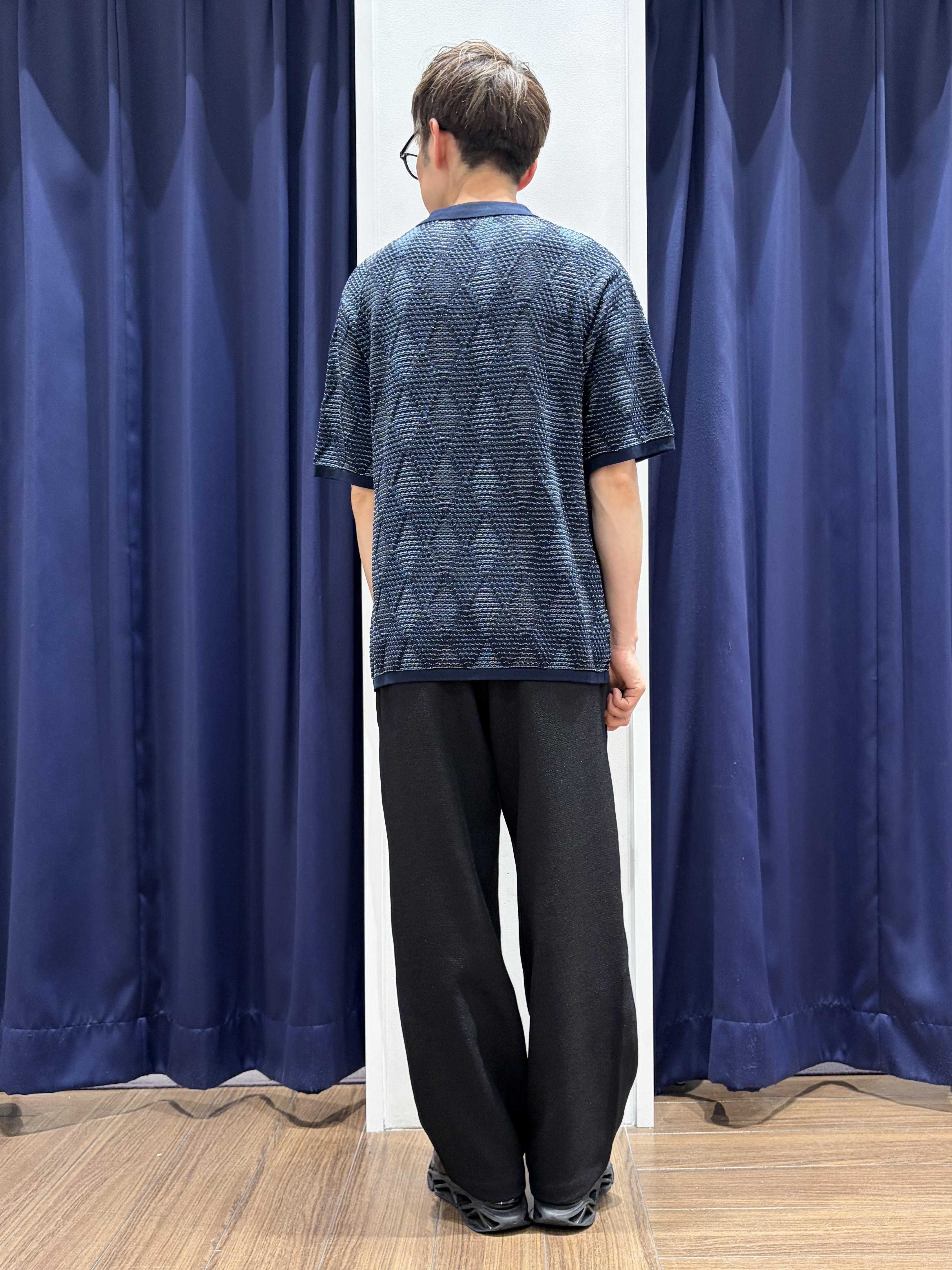 つーじーさんの「THE SHOP TK｜【主張しすぎない配色バランス】アーガイルメッシュポロ半袖Tシャツ 洗濯機OK」を使ったコーディネート