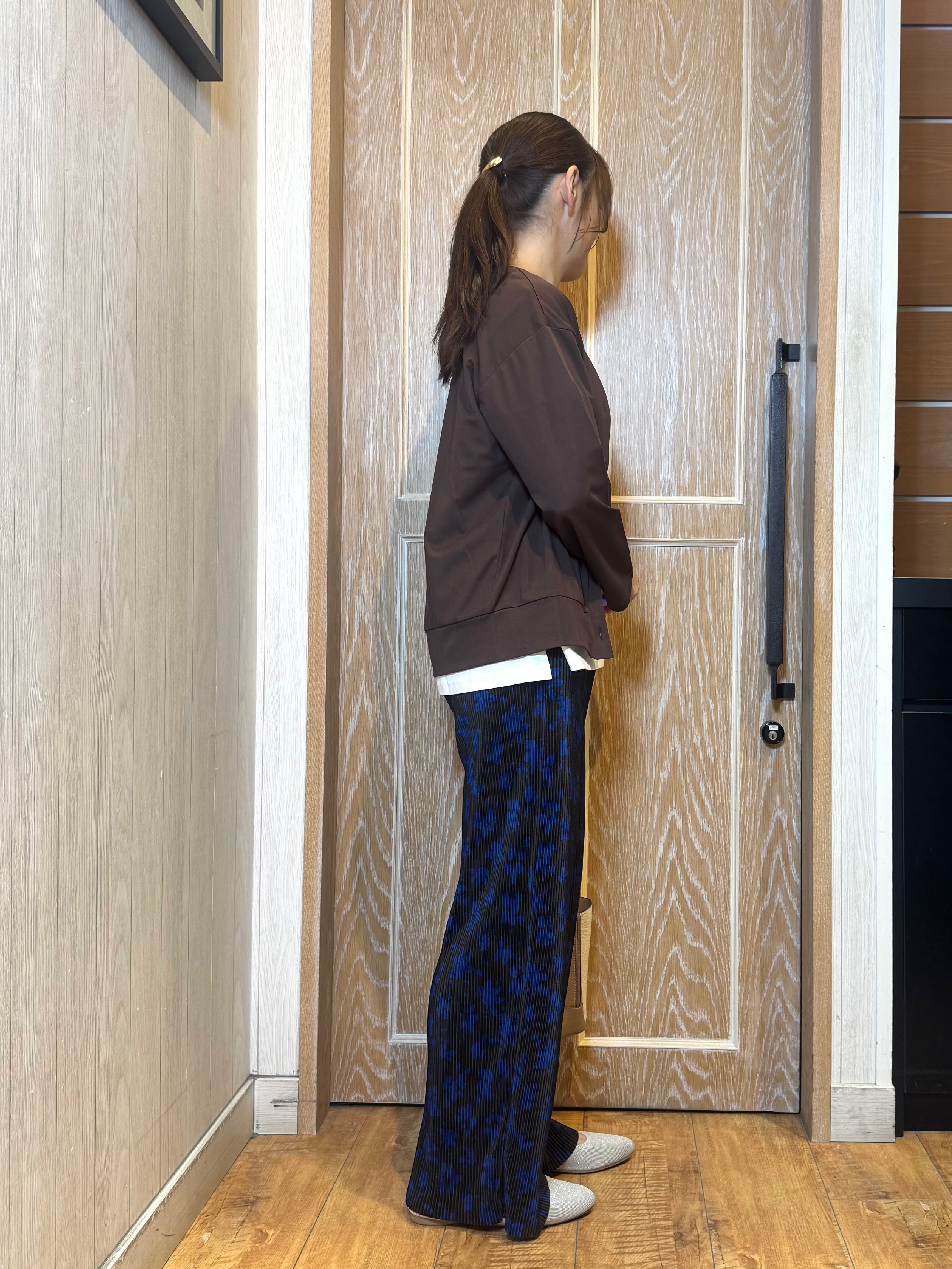 KAORIさんの「SHOO･LA･RUE｜【ひんやり/UV/S-LL】着ごこちなめらか カノコ編みカーディガン」を使ったコーディネート