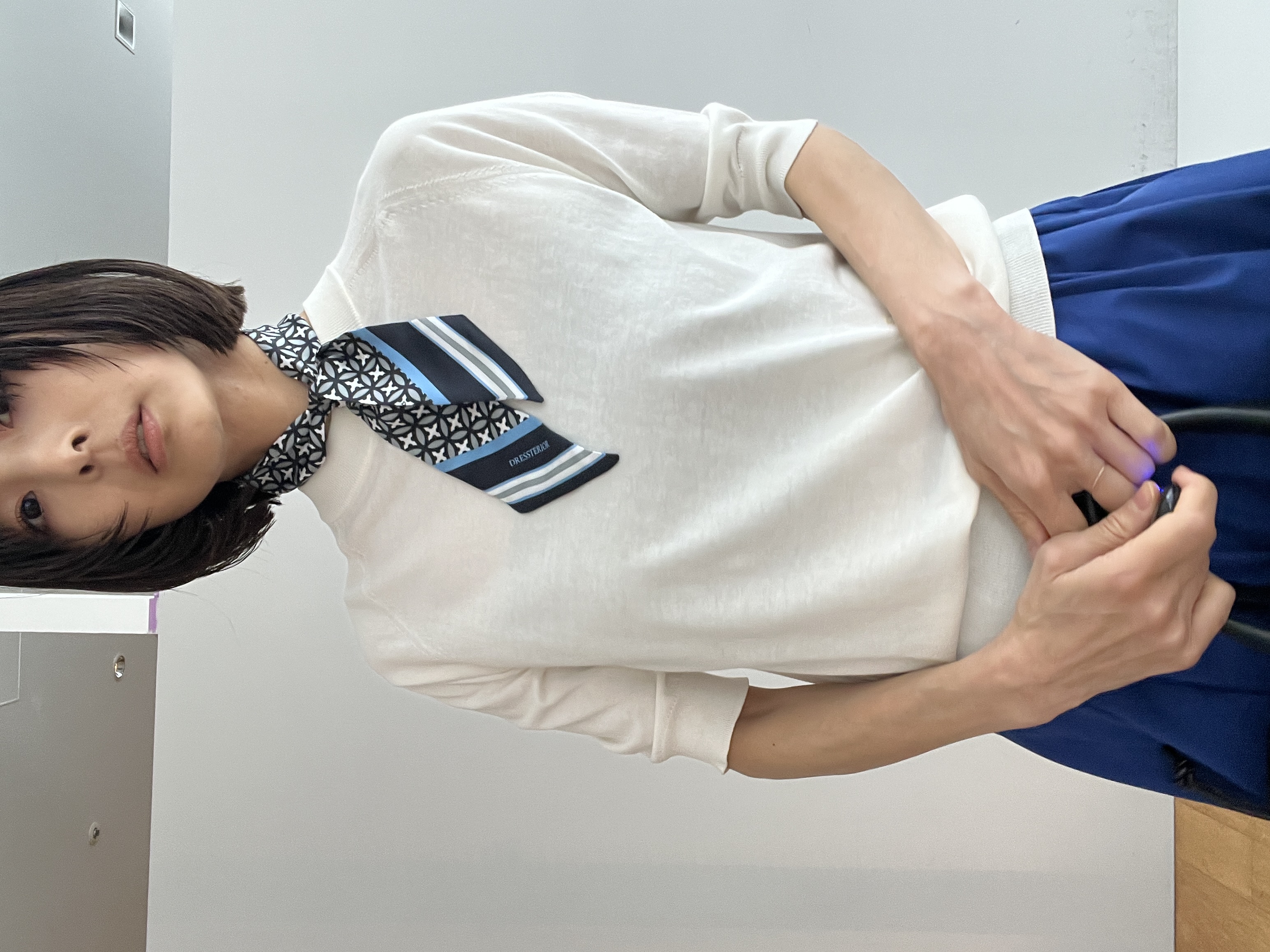 misaさんの「DRESSTERIOR｜ウーヴンレザートートバック」を使ったコーディネート