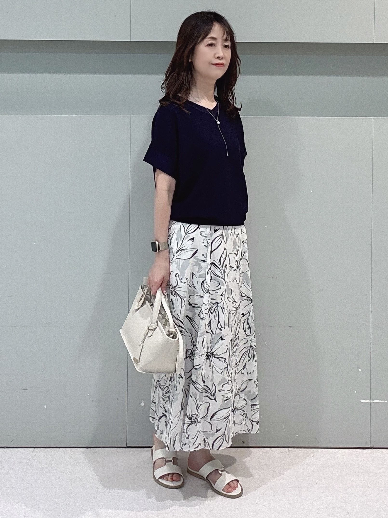 makiさんの「UNTITLED｜【接触冷感/UVカット/遮熱機能】フライスジャージカーディガン」を使ったコーディネート
