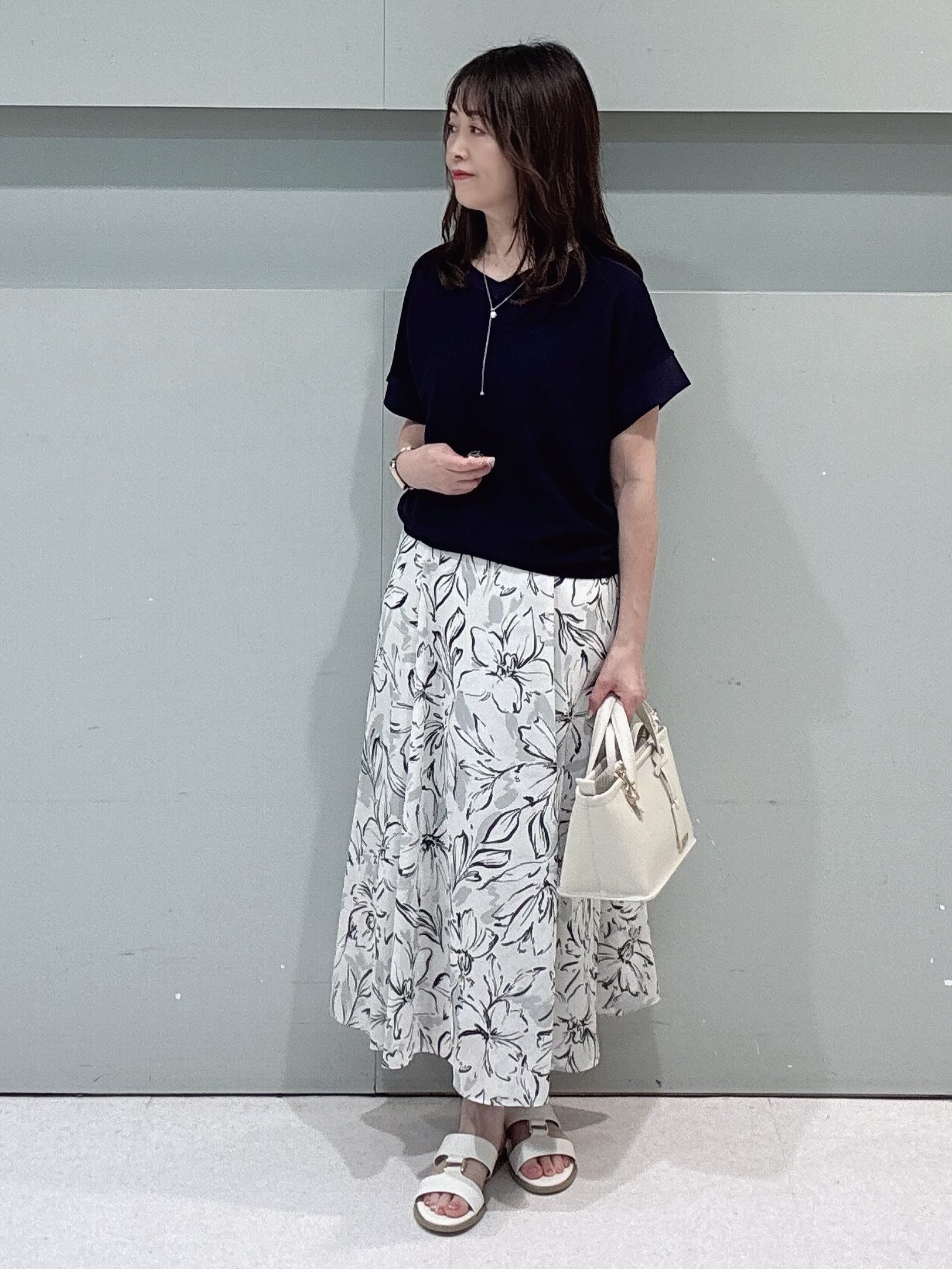 makiさんの「UNTITLED｜【接触冷感/UVカット/遮熱機能】フライスジャージカーディガン」を使ったコーディネート