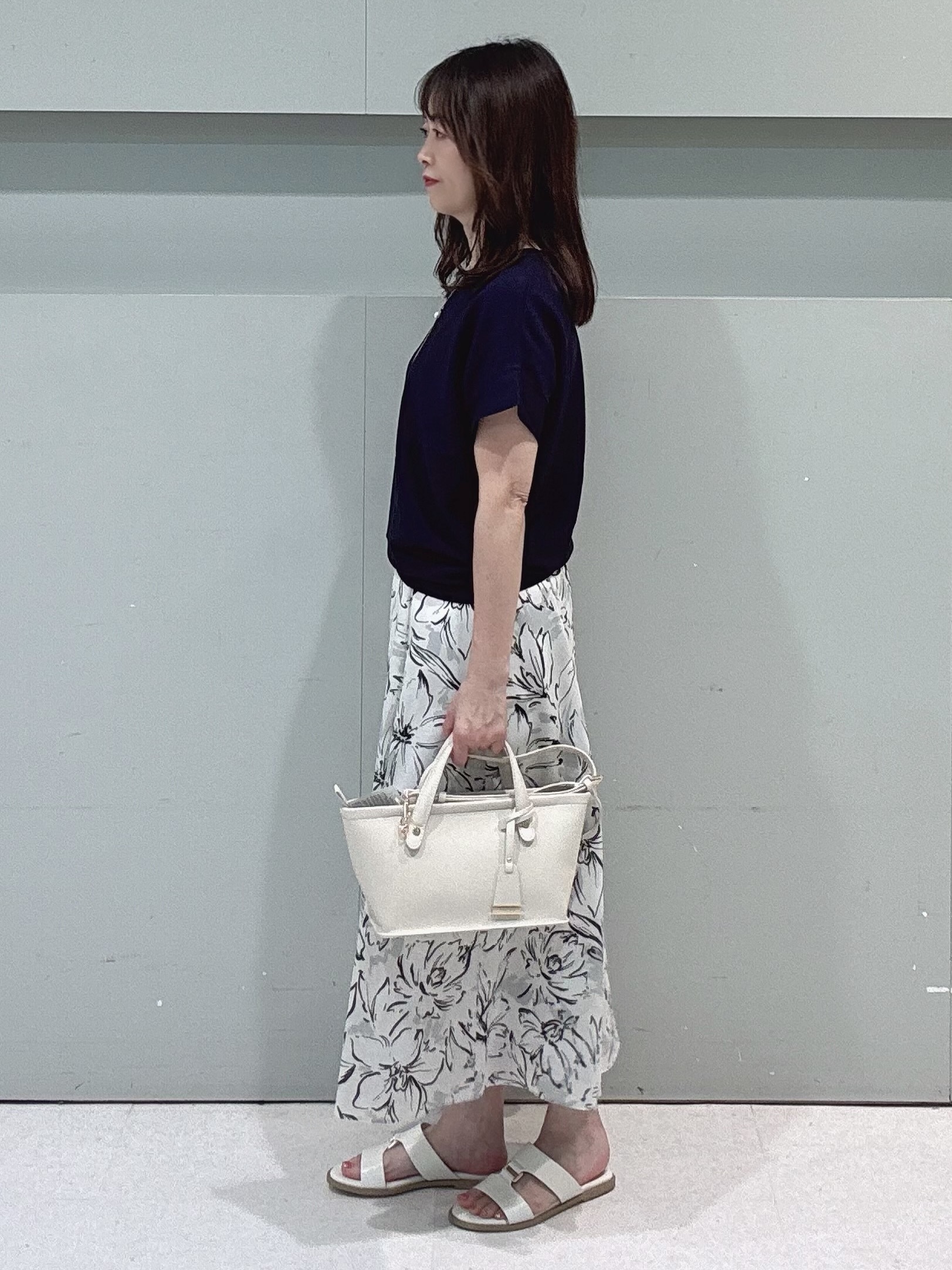 makiさんの「UNTITLED｜【接触冷感/UVカット/遮熱機能】フライスジャージカーディガン」を使ったコーディネート