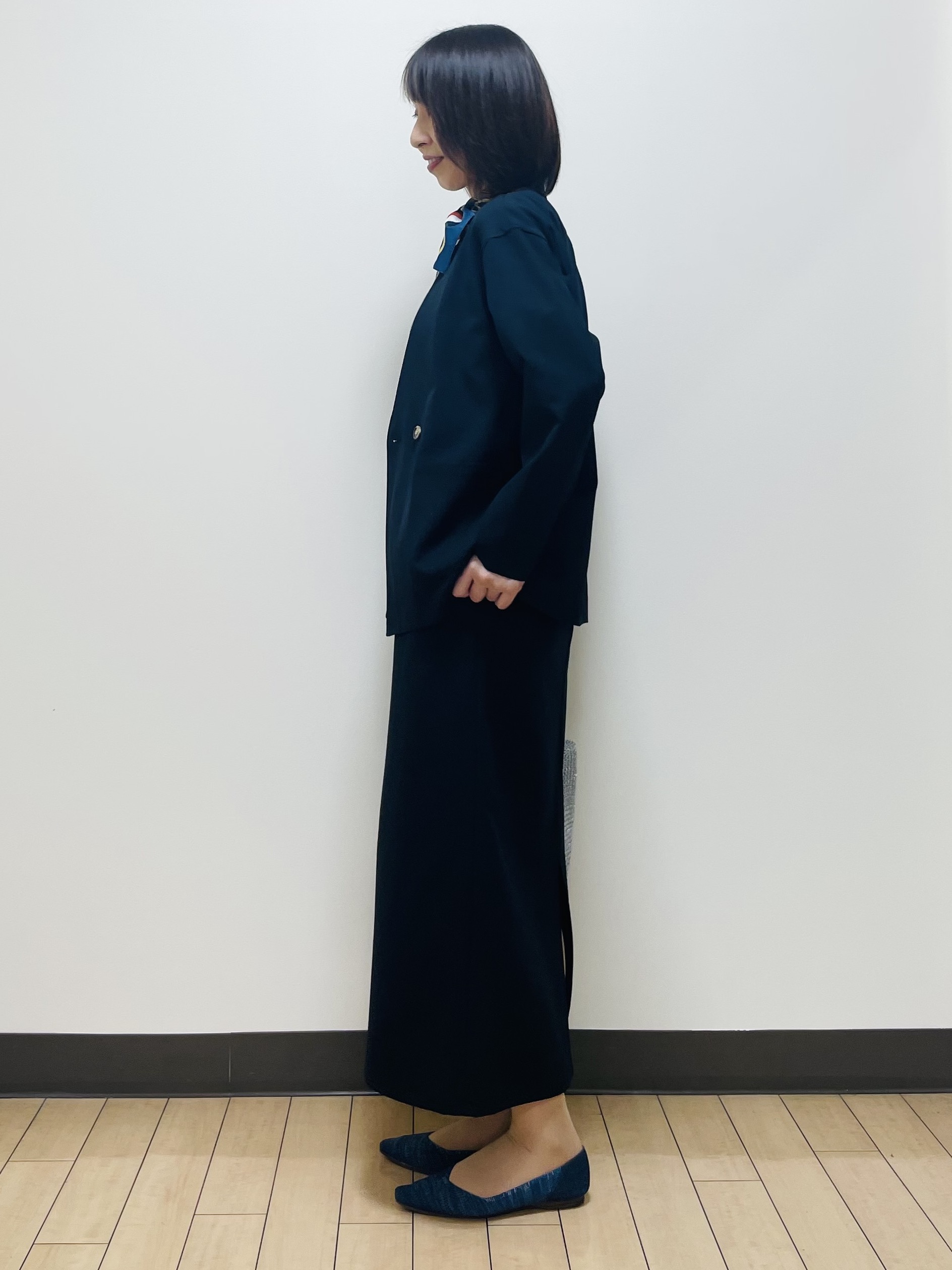 Riiさんの「Reflect｜【単品使い◎】ジャケット＋ナロースカートセット」を使ったコーディネート